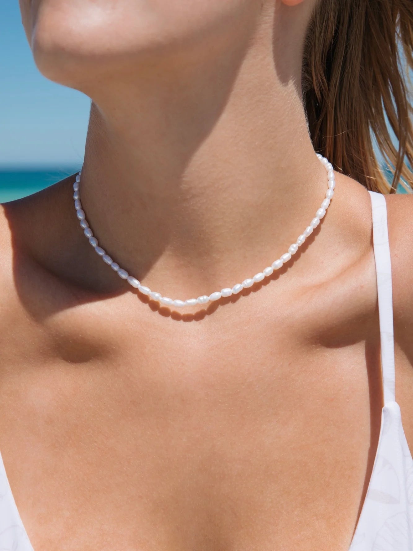 Pearl Laguna Choker in 18k Gold Vermeil
