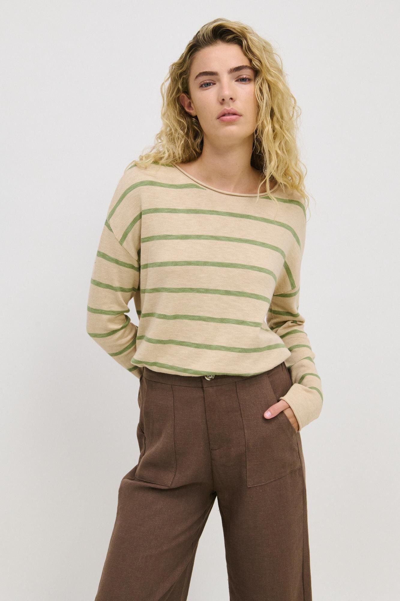 Minnie Top Autumn Blonde/Fern