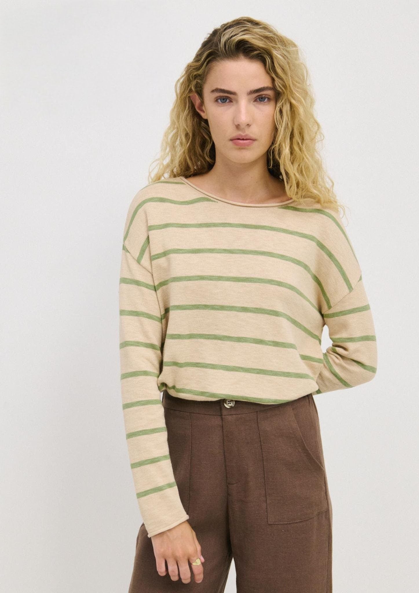 Minnie Top Autumn Blonde/Fern
