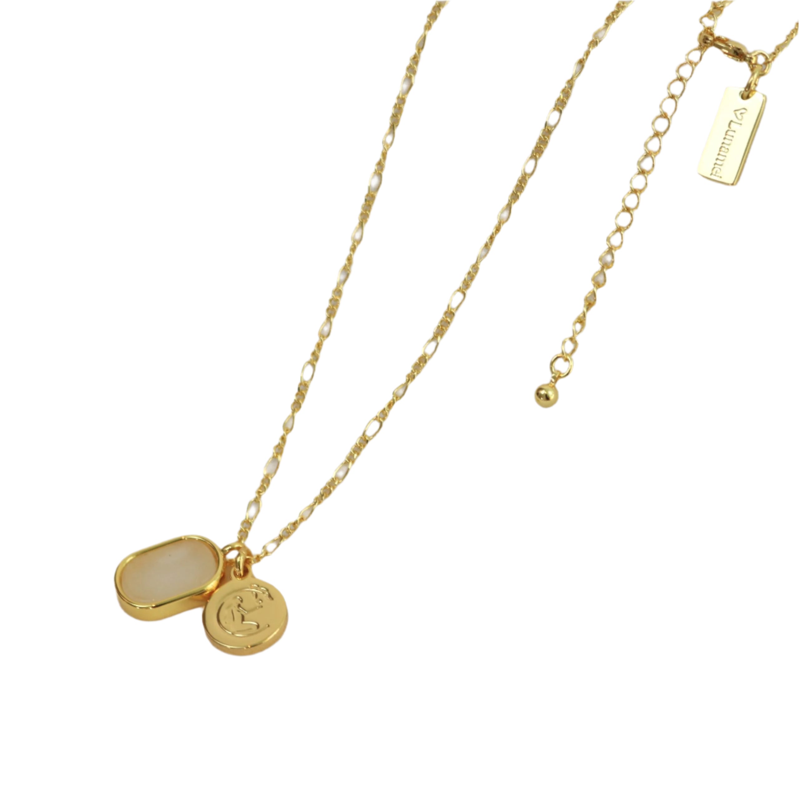 Moonstone Necklace in Gold
