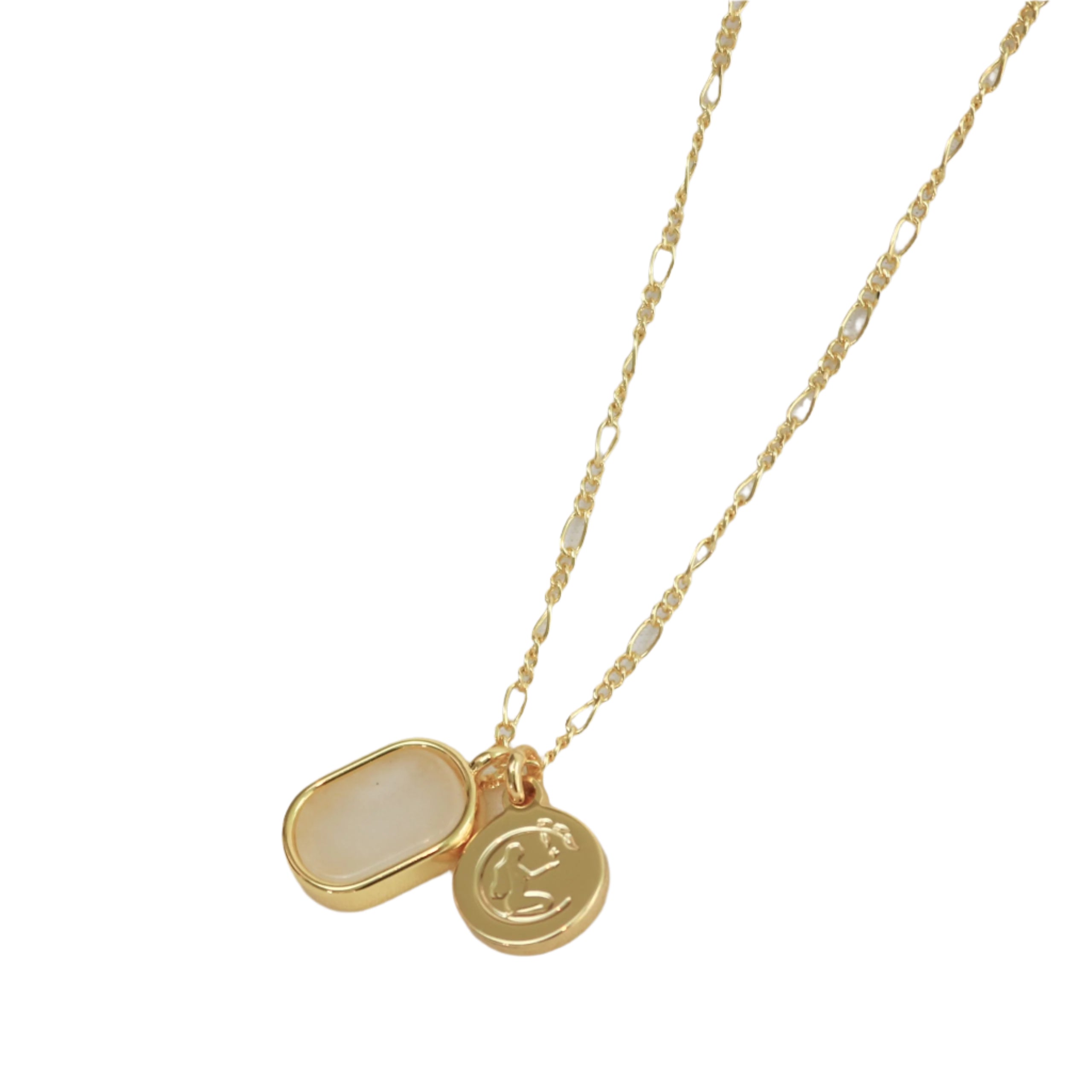 Moonstone Necklace in Gold