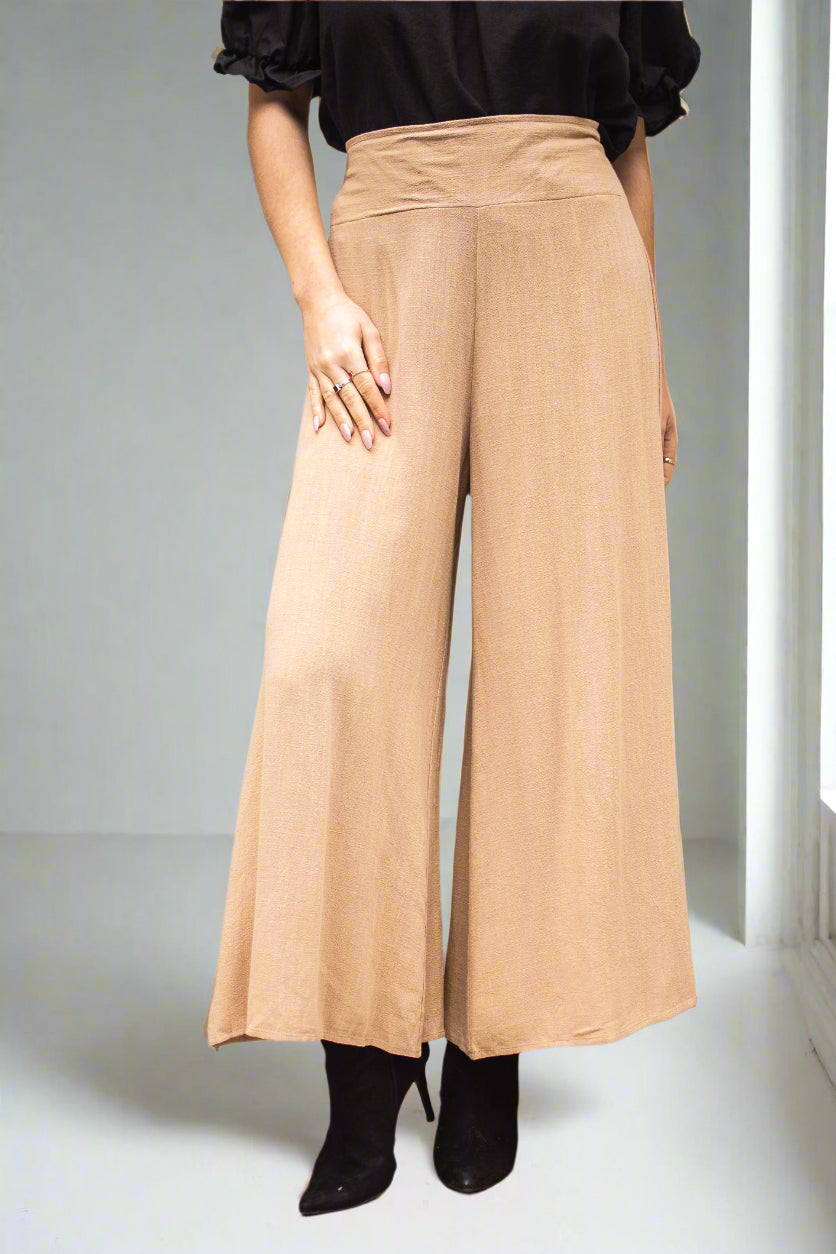 Classic Wide Leg Linen Pant