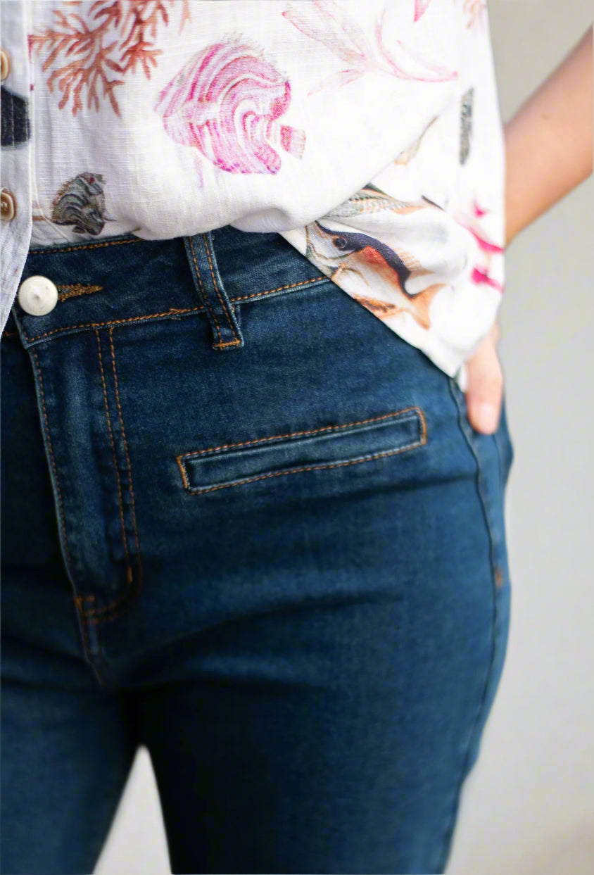 The Wide Leg Jean Dark