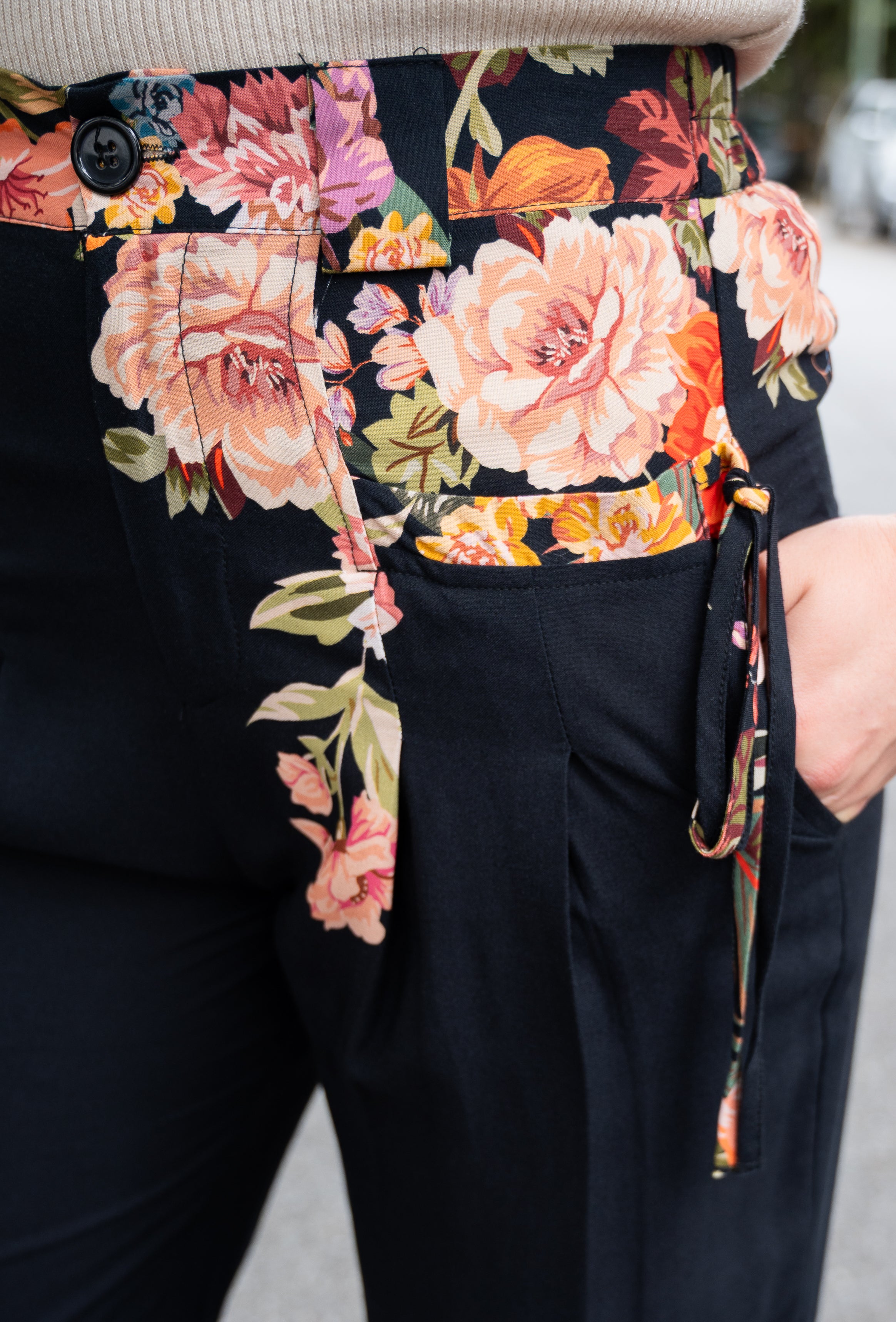 Flower Border Pant