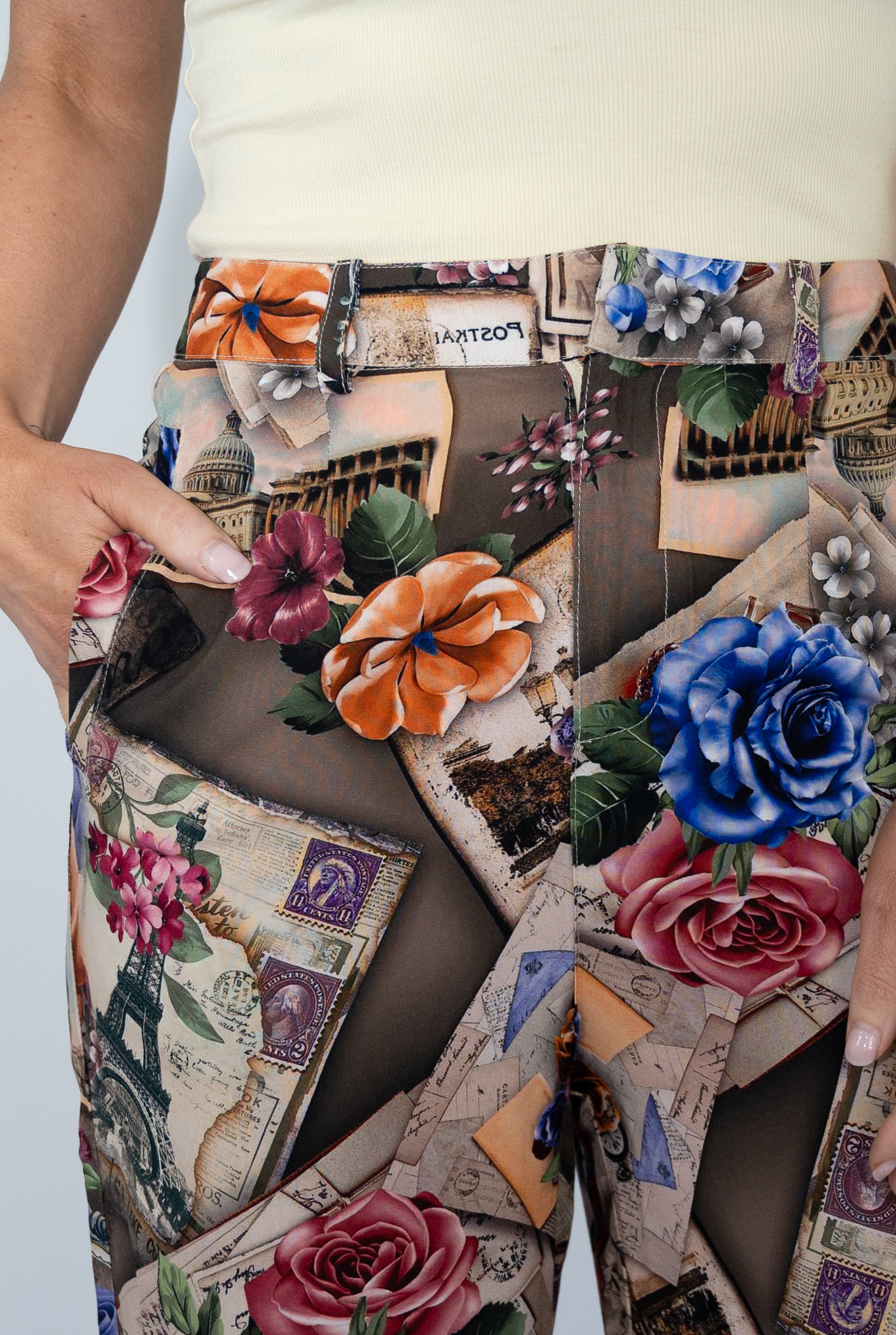 French Collage Pant