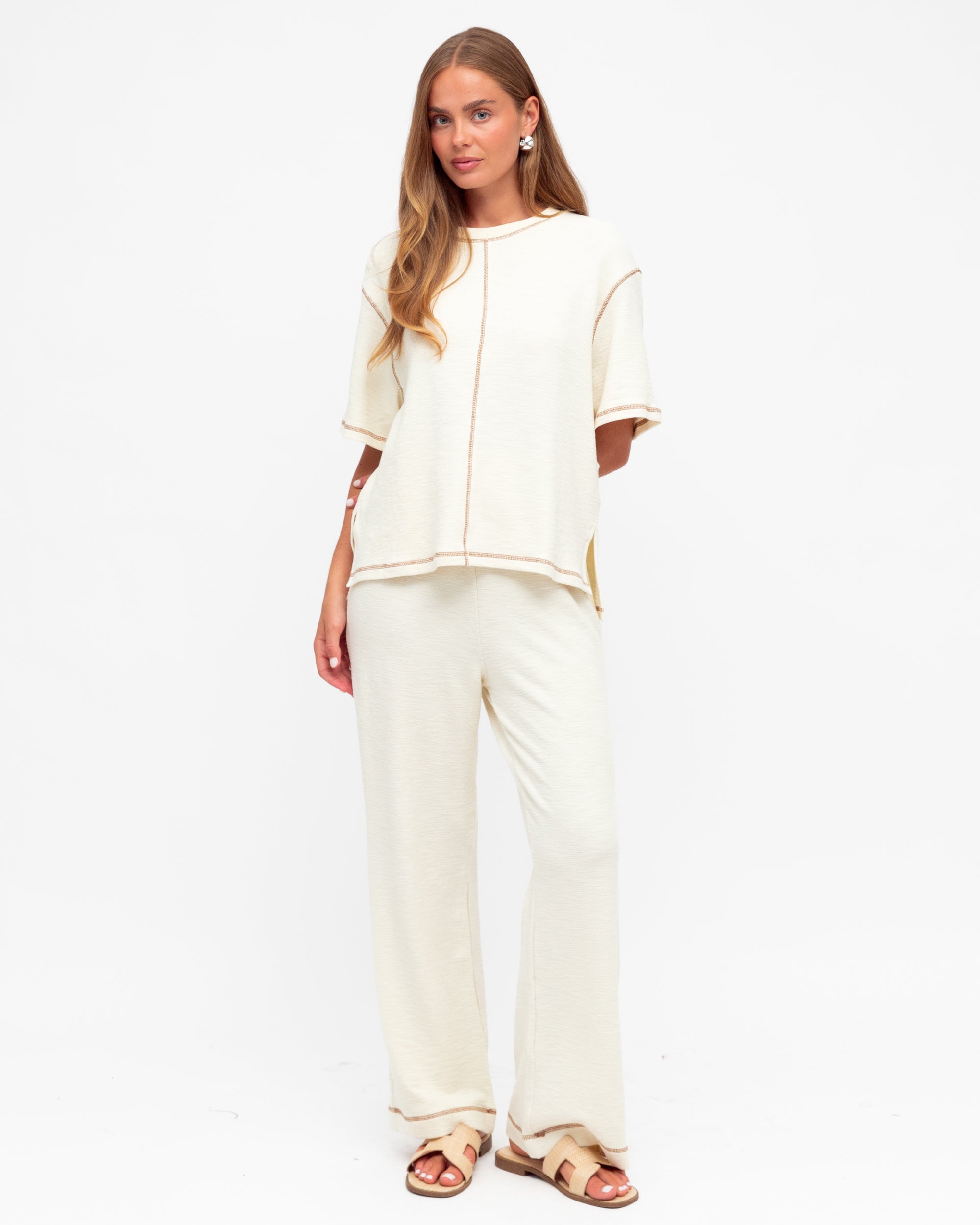 Madison Lounge 2 Piece Set Oatmeal