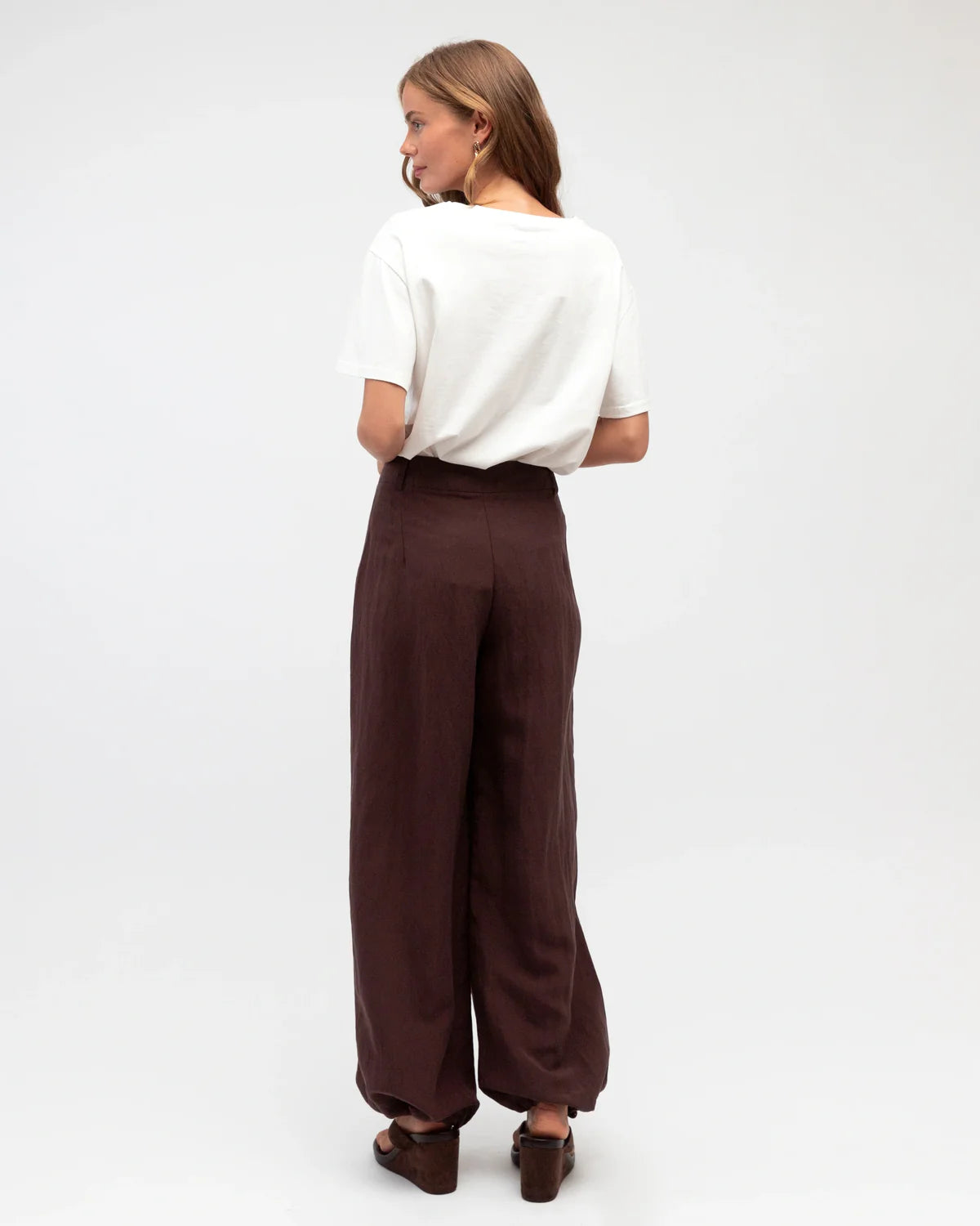 Acia Balloon Pant Chocolate