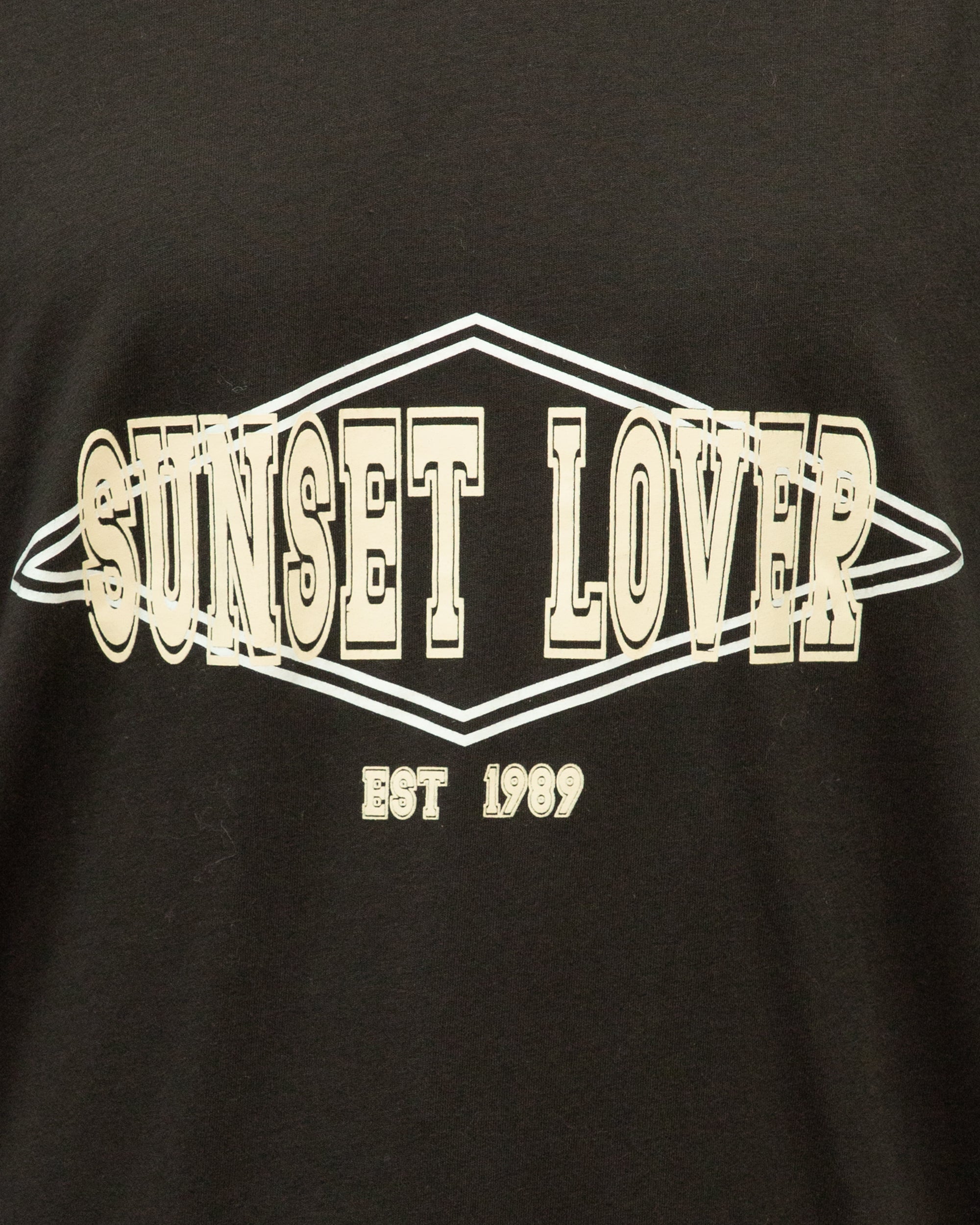 Sunset Lover Tee Washed Black