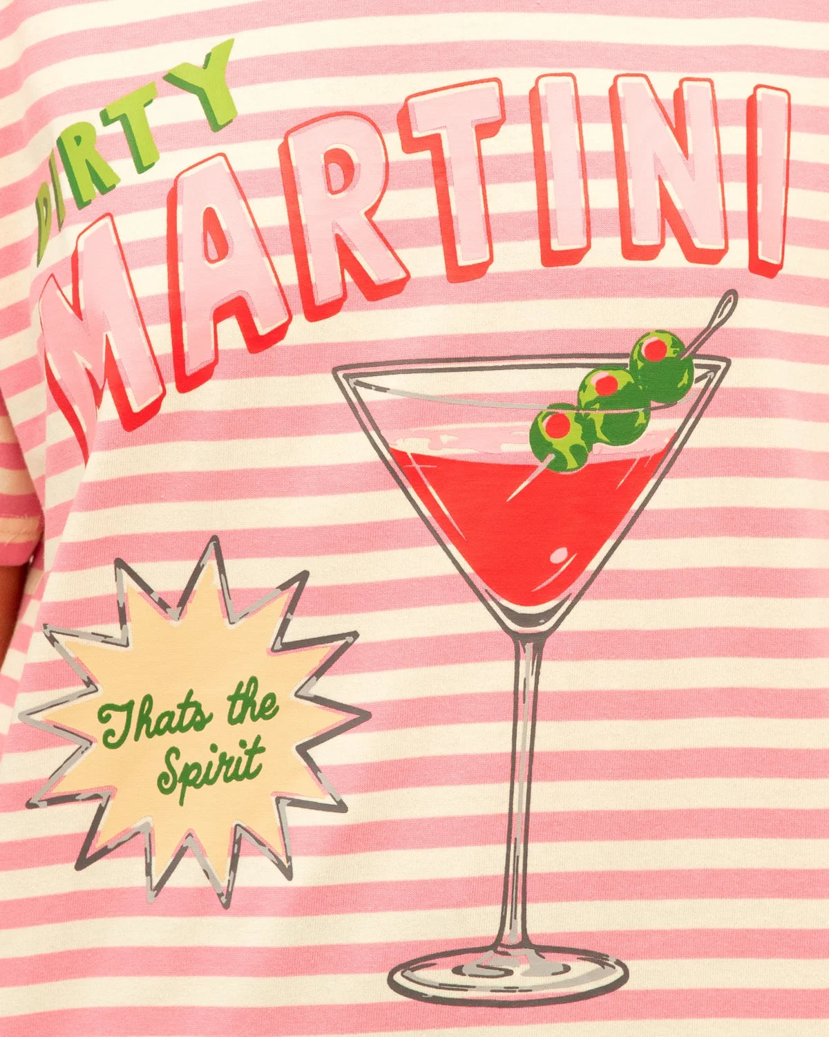 Dirty Martini Tee by Paper Heart