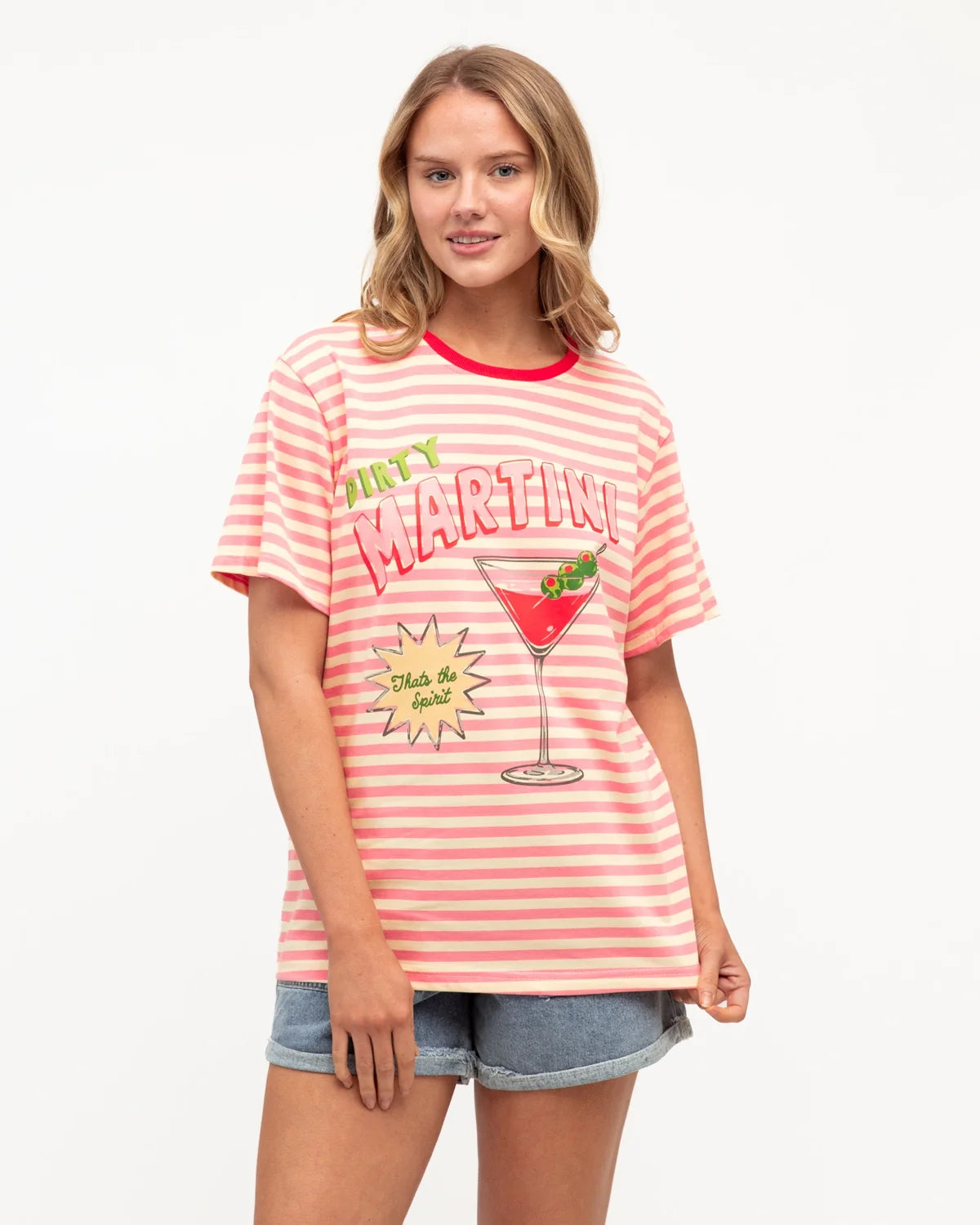 Dirty Martini Tee by Paper Heart