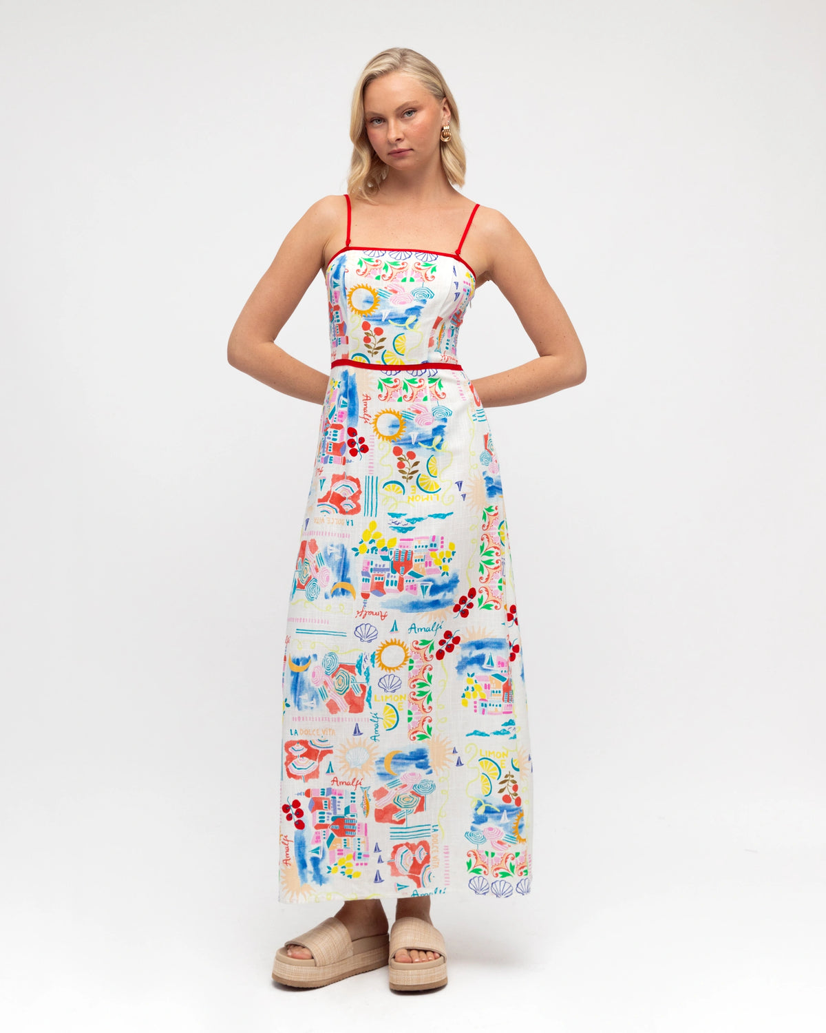 Italian Summer Maxi Dress
