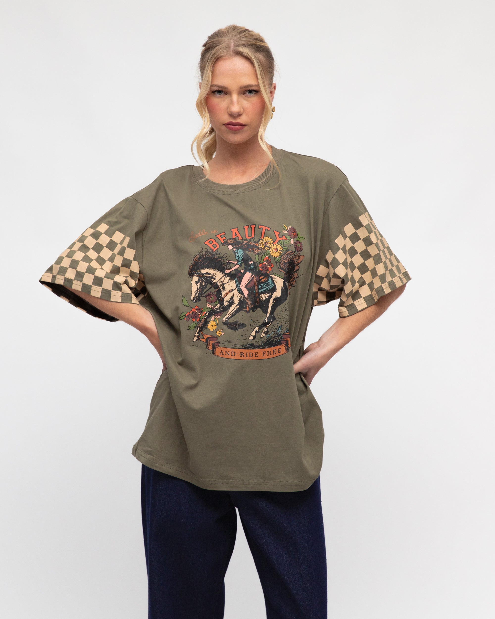 Wild West Tee Khaki