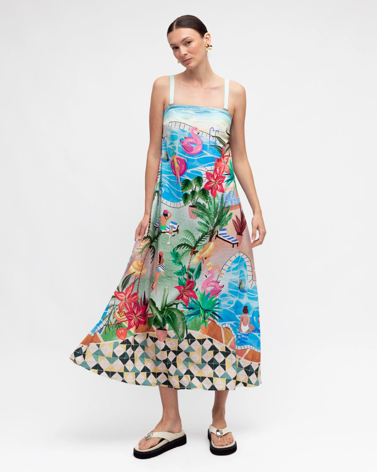 Poolside Midi Dress