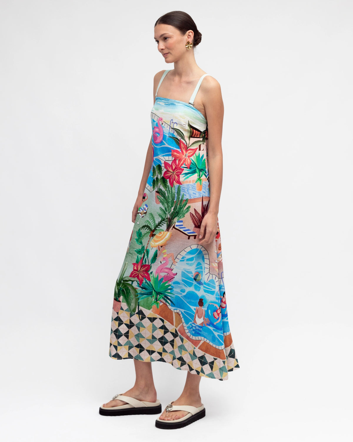 Poolside Midi Dress