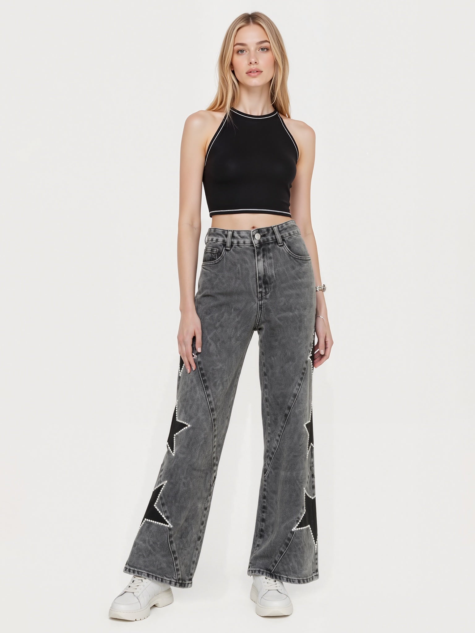Rodeo Star Charcoal Denim Jeans