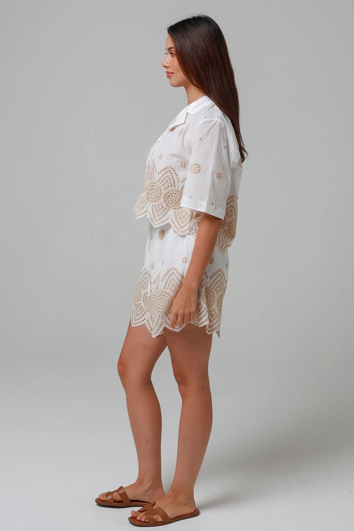 Sandswept Broderie Set