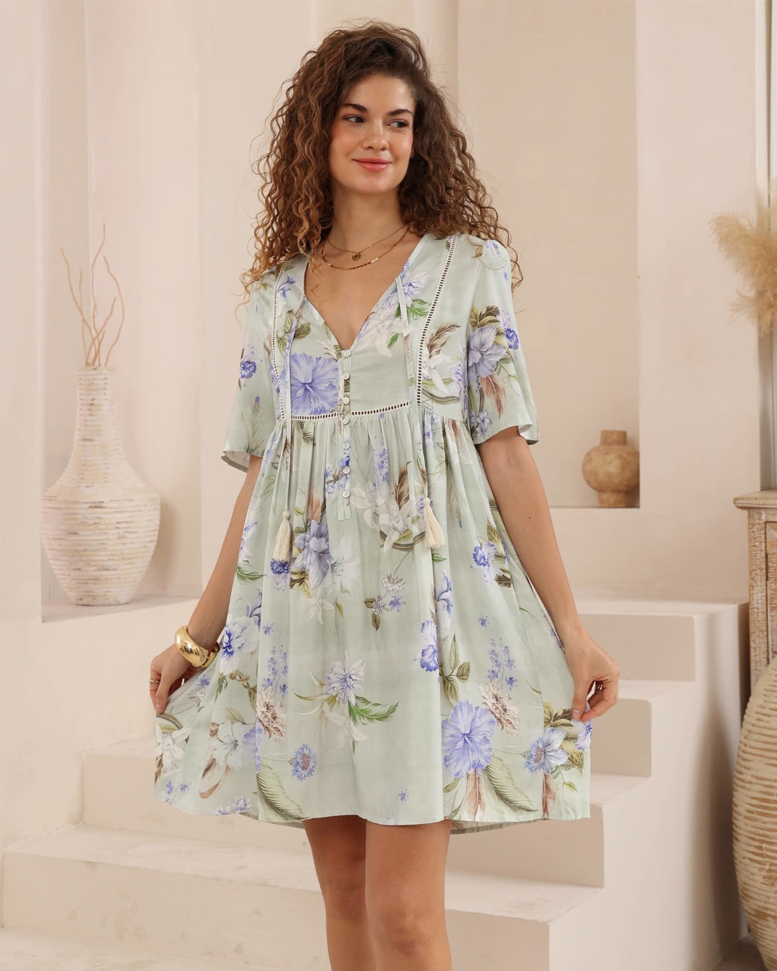 Iris Babydoll Dress