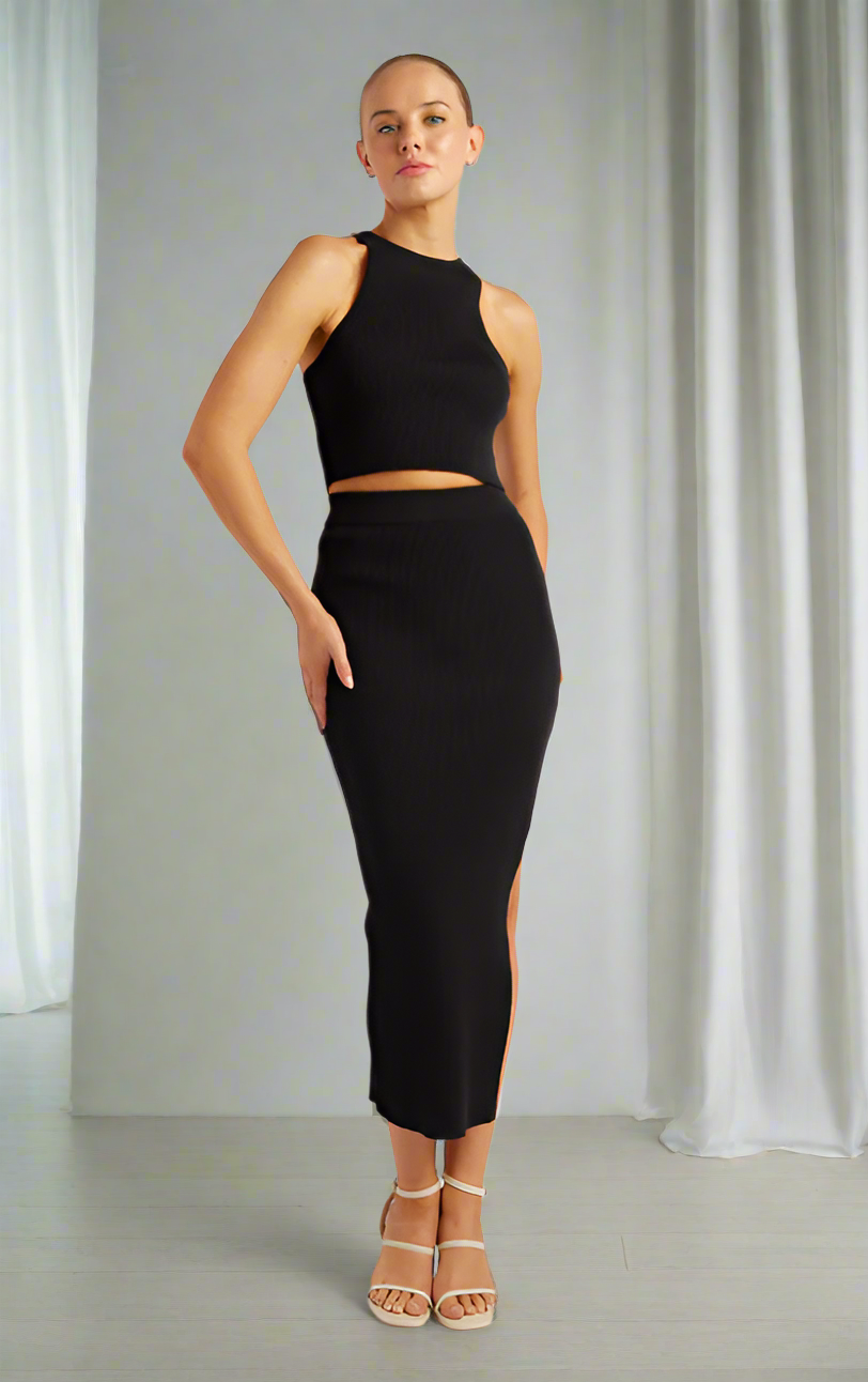 Racer 2 Pce Skirt Top Set