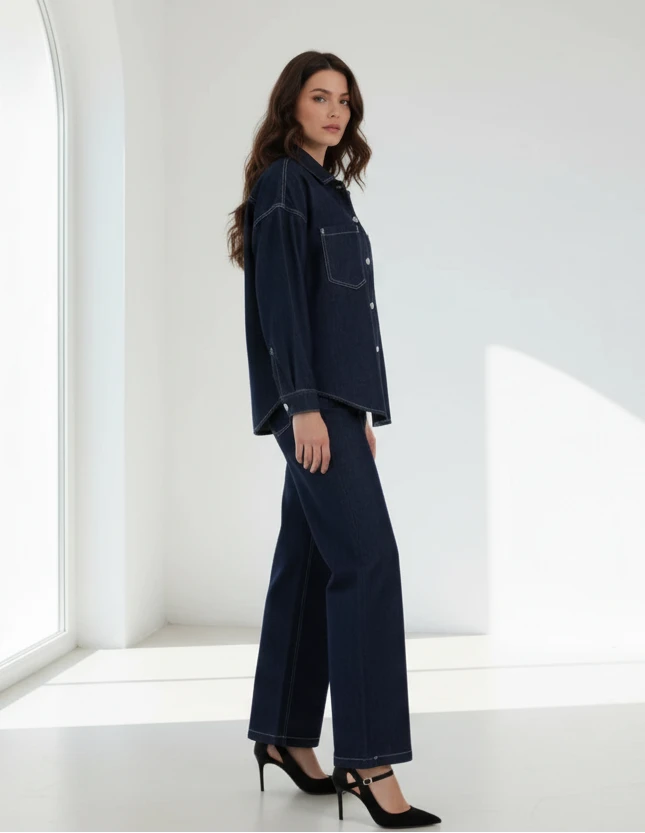 Denver Denim 2 Pce Shirt & Jean Set
