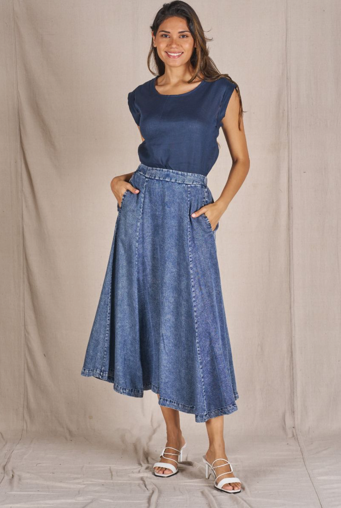 Amelia Linen Top