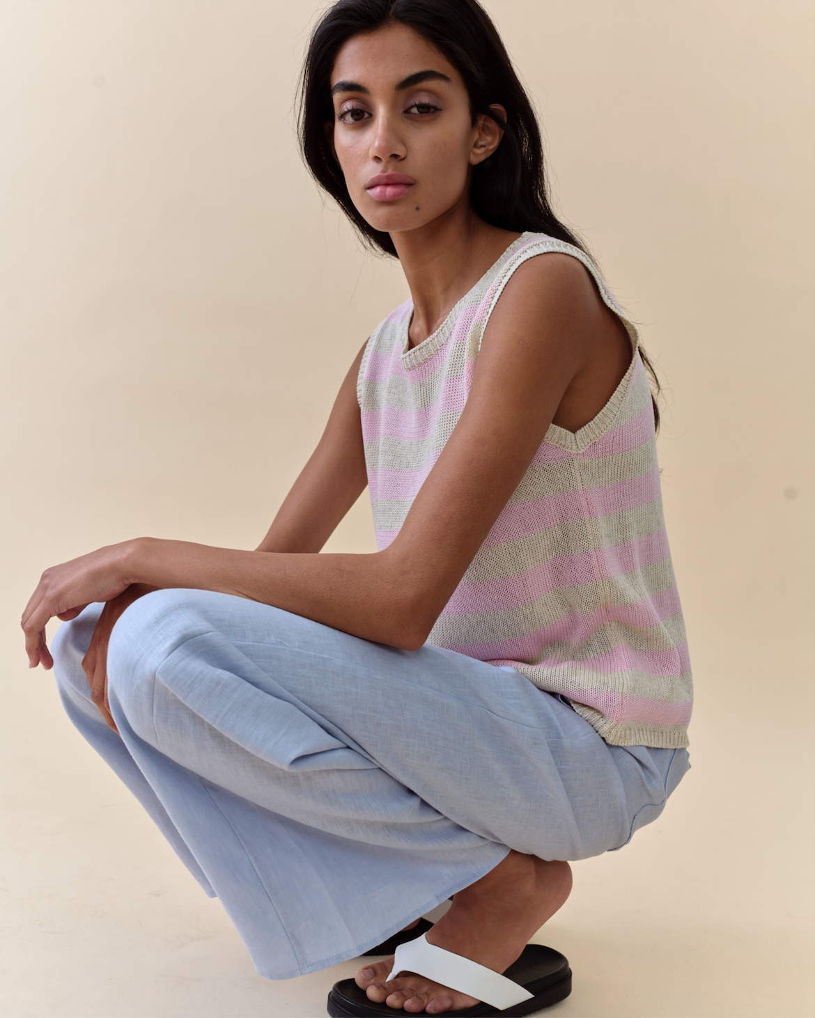 Spring Tank Stripe Little Lies