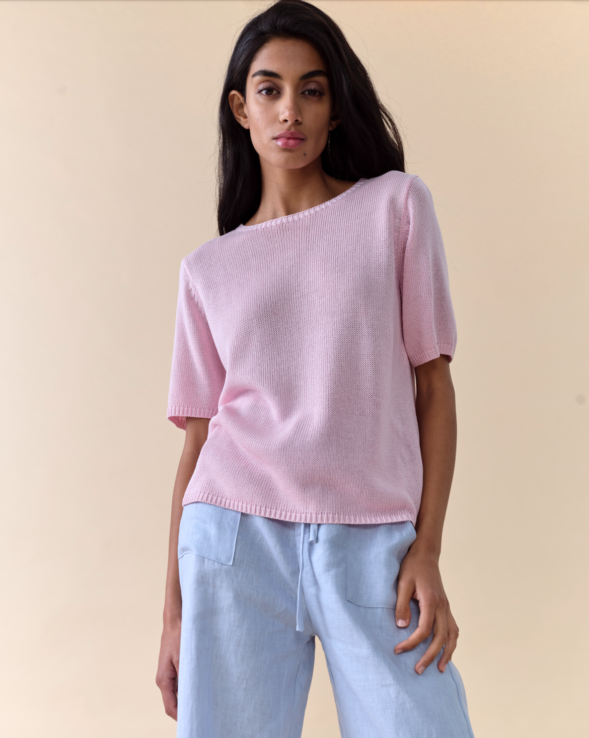 Summer Knit Little Lies Tee