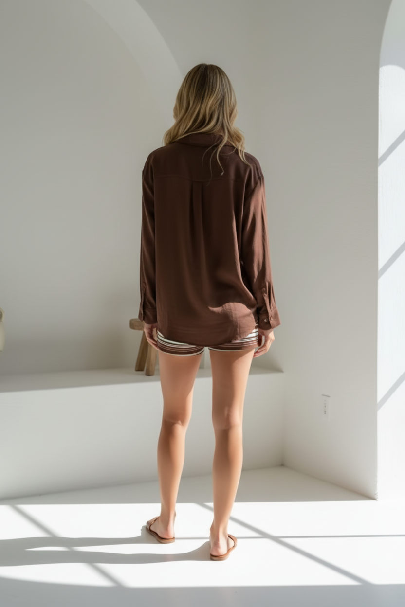 Briana Shirt & Shortie Set