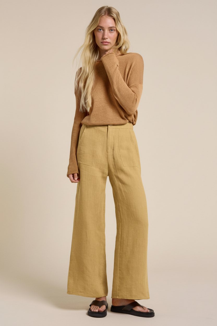 Spring Knit Long Sleeve Top