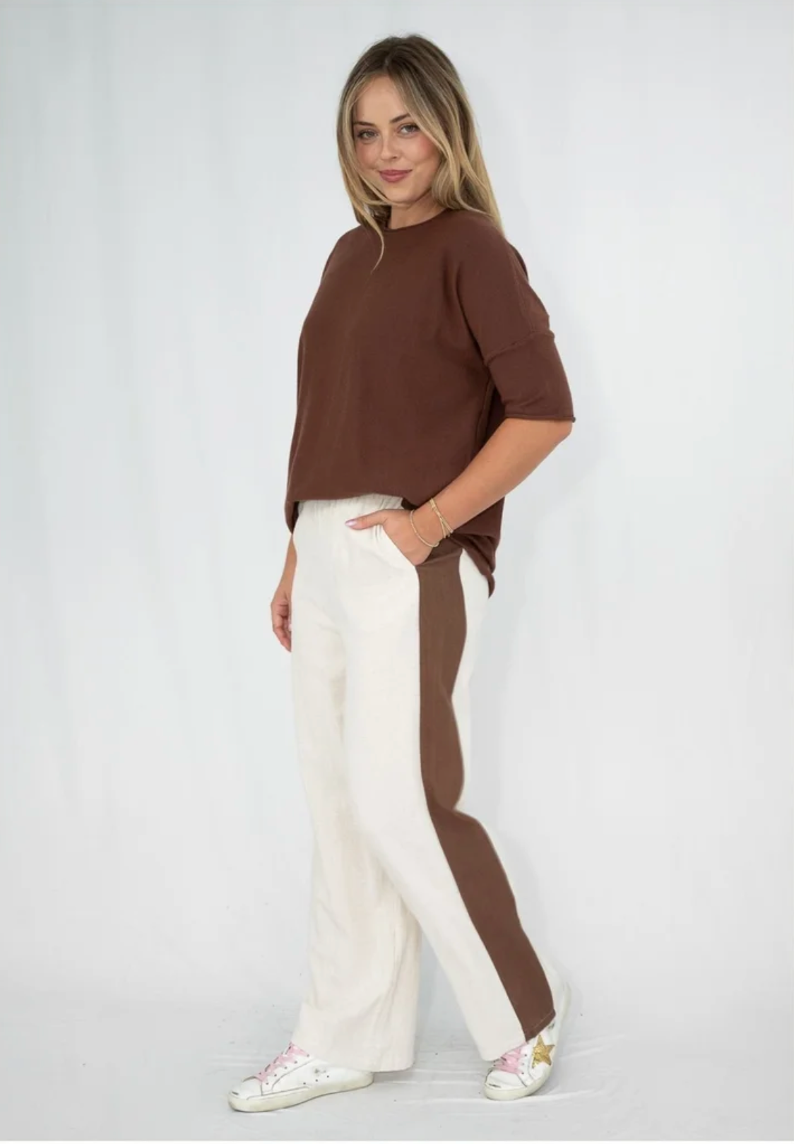 Bronson Linen Blend Racer Pant