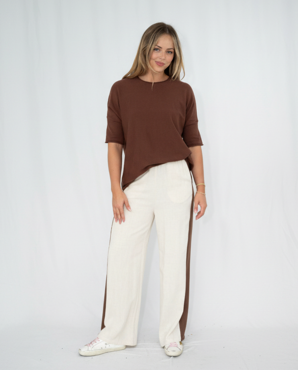 Bronson Linen Blend Racer Pant