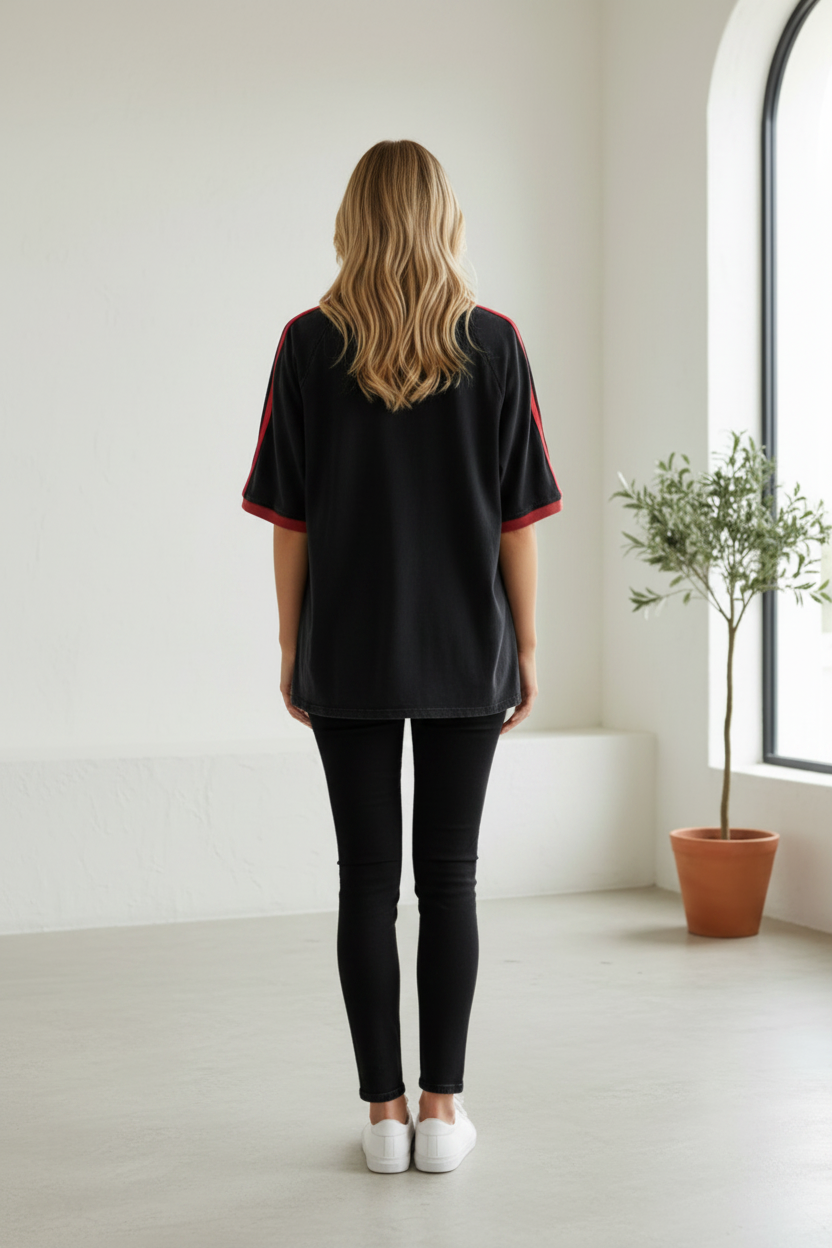 Damn Good Mother Tee Black Acid