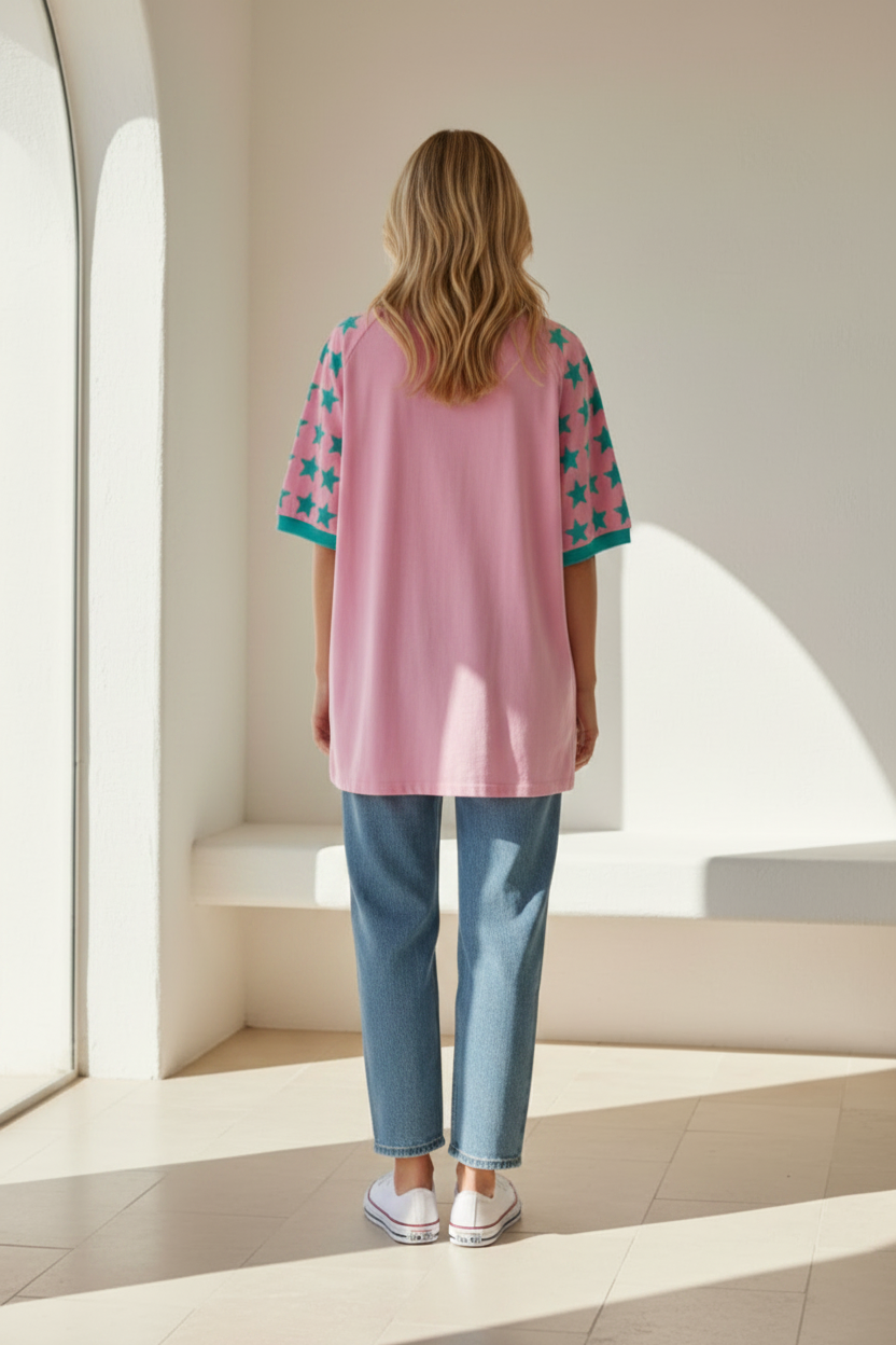 No Bad Days Tee Pink
