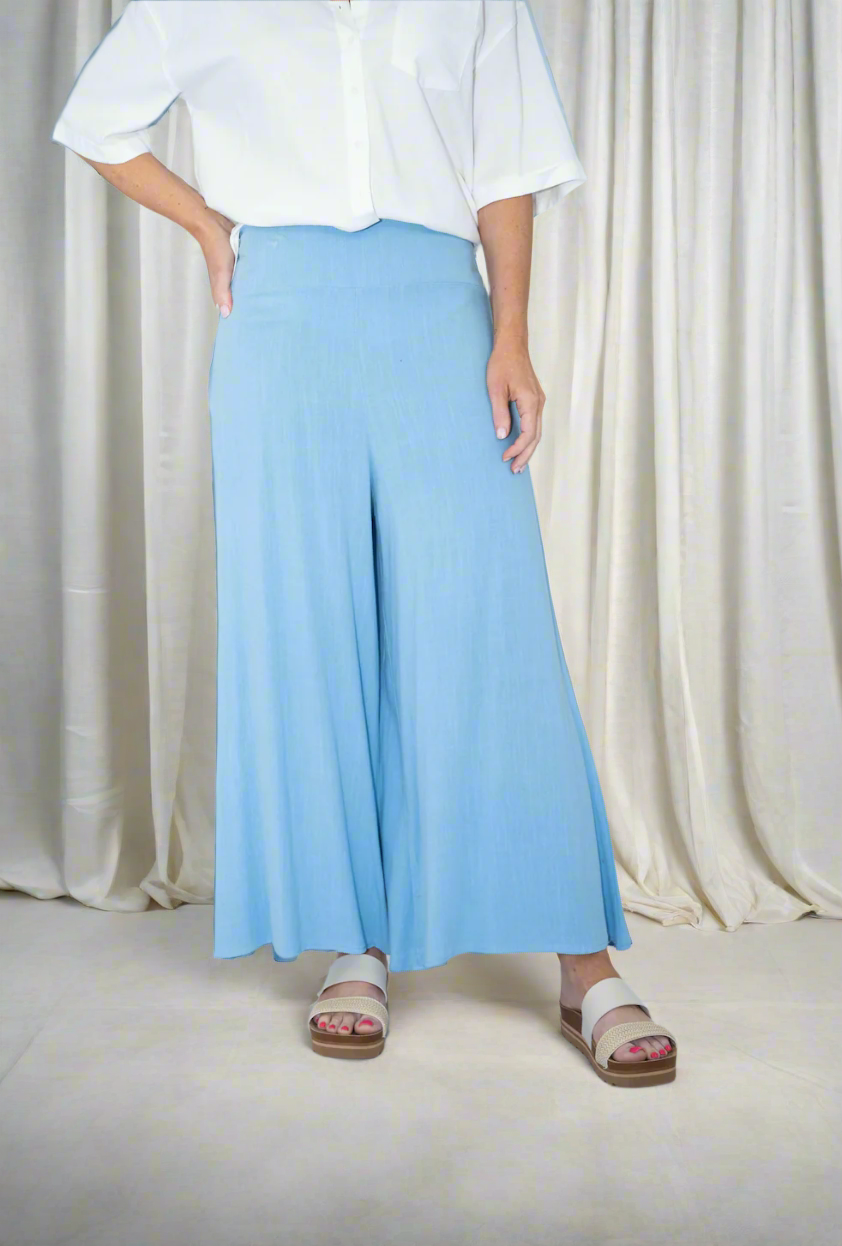 Classic Wide Leg Linen Pant