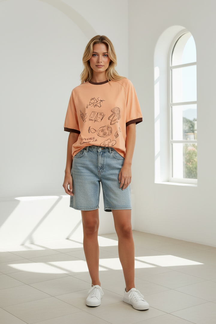 Leisure Club Tee By Frankie Peach