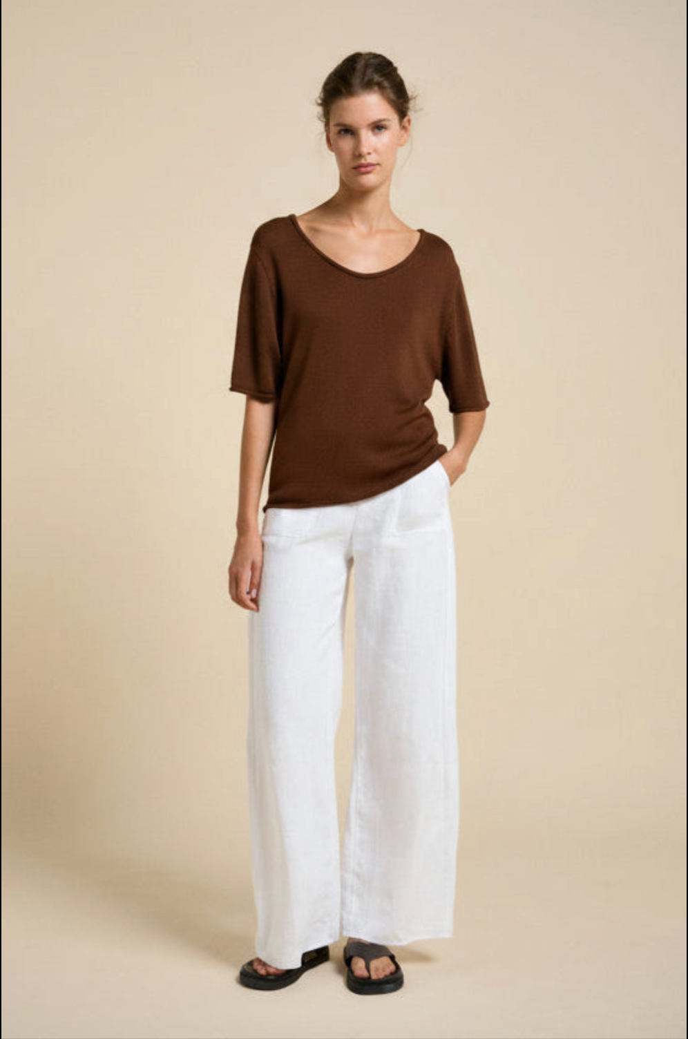 Scoop Summer Knit Little Lies Tee