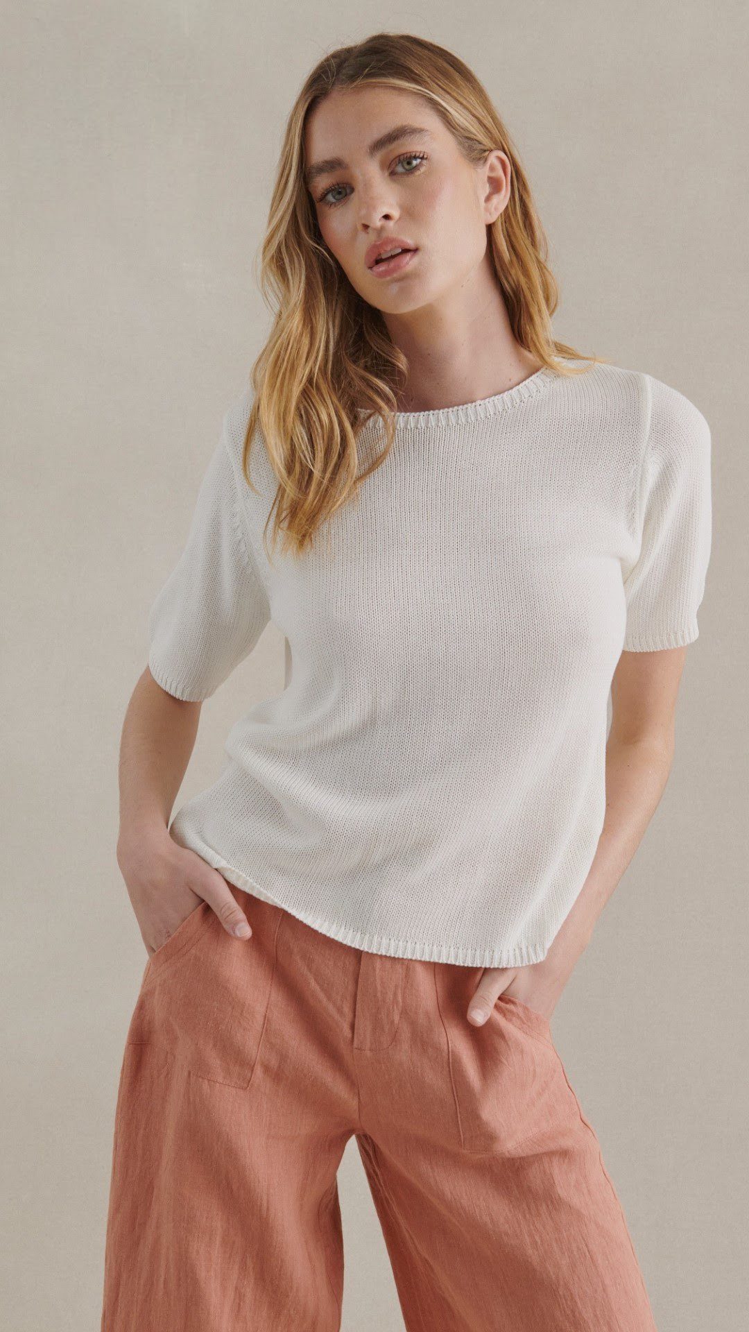 Summer Knit Little Lies Tee