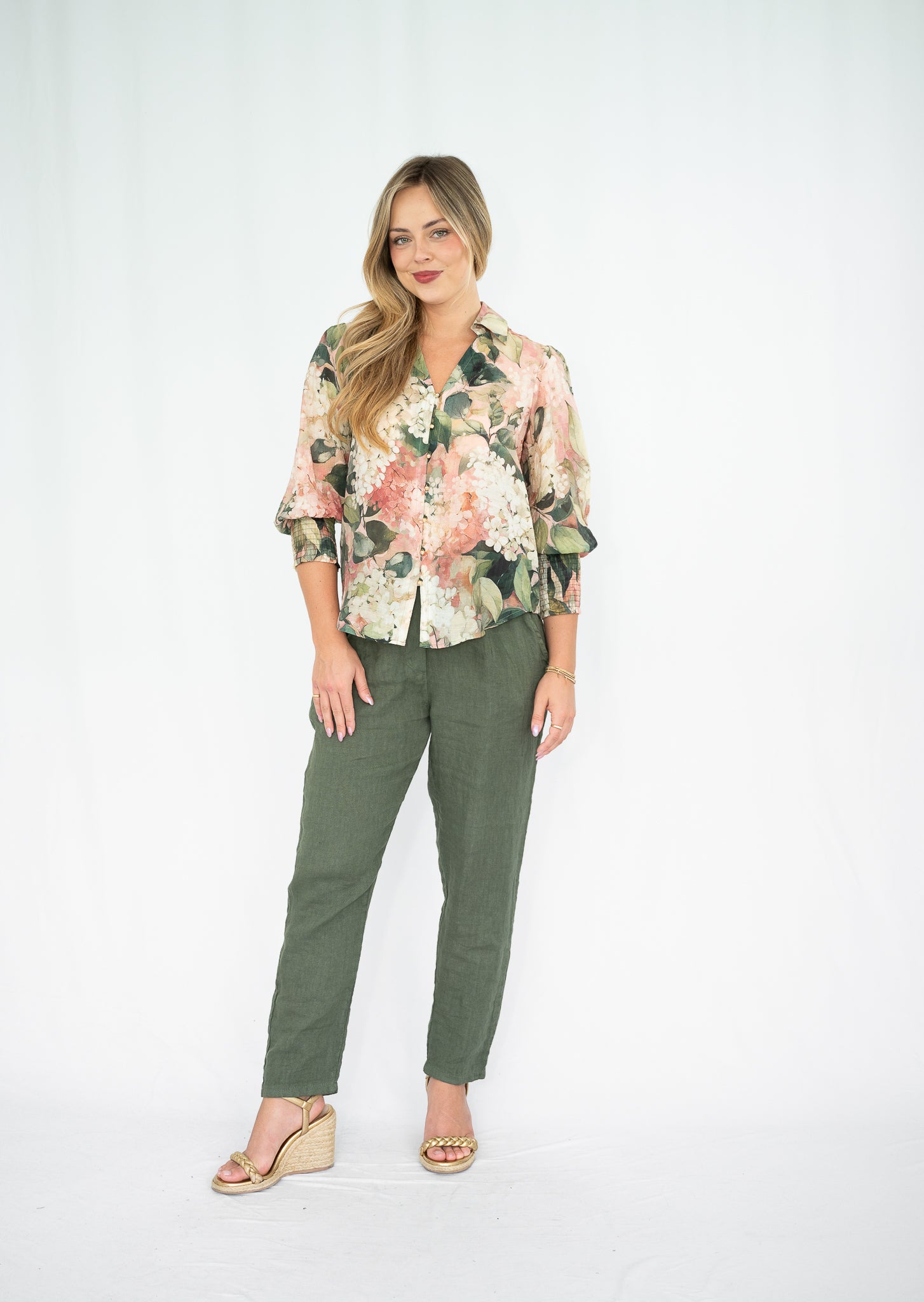 Wisteria Blouse Green