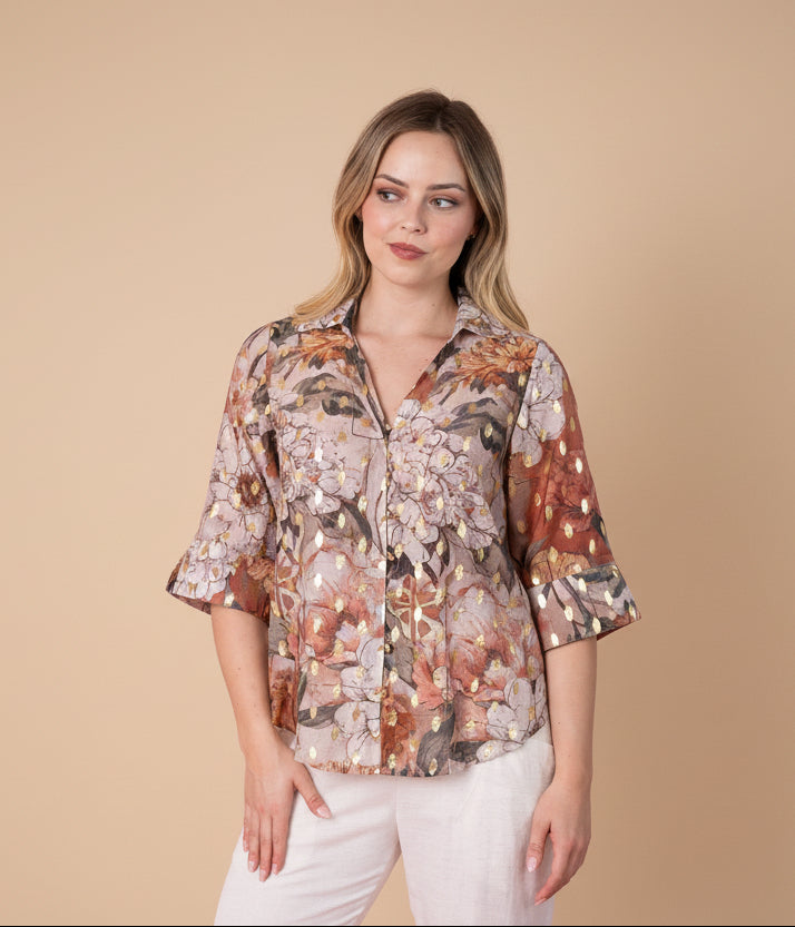 Antique Gold Blouse