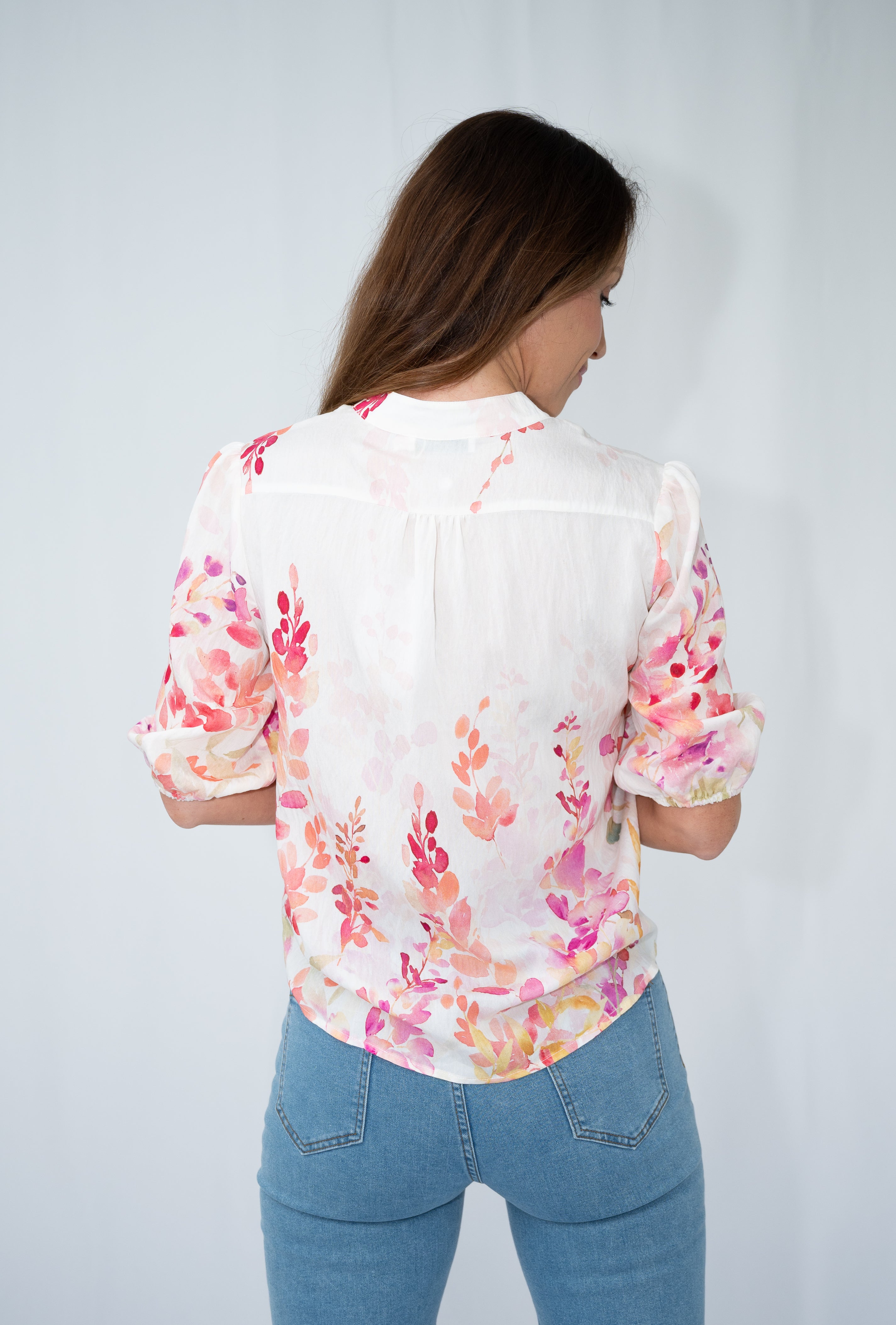 Blossom Border Lace Blouse