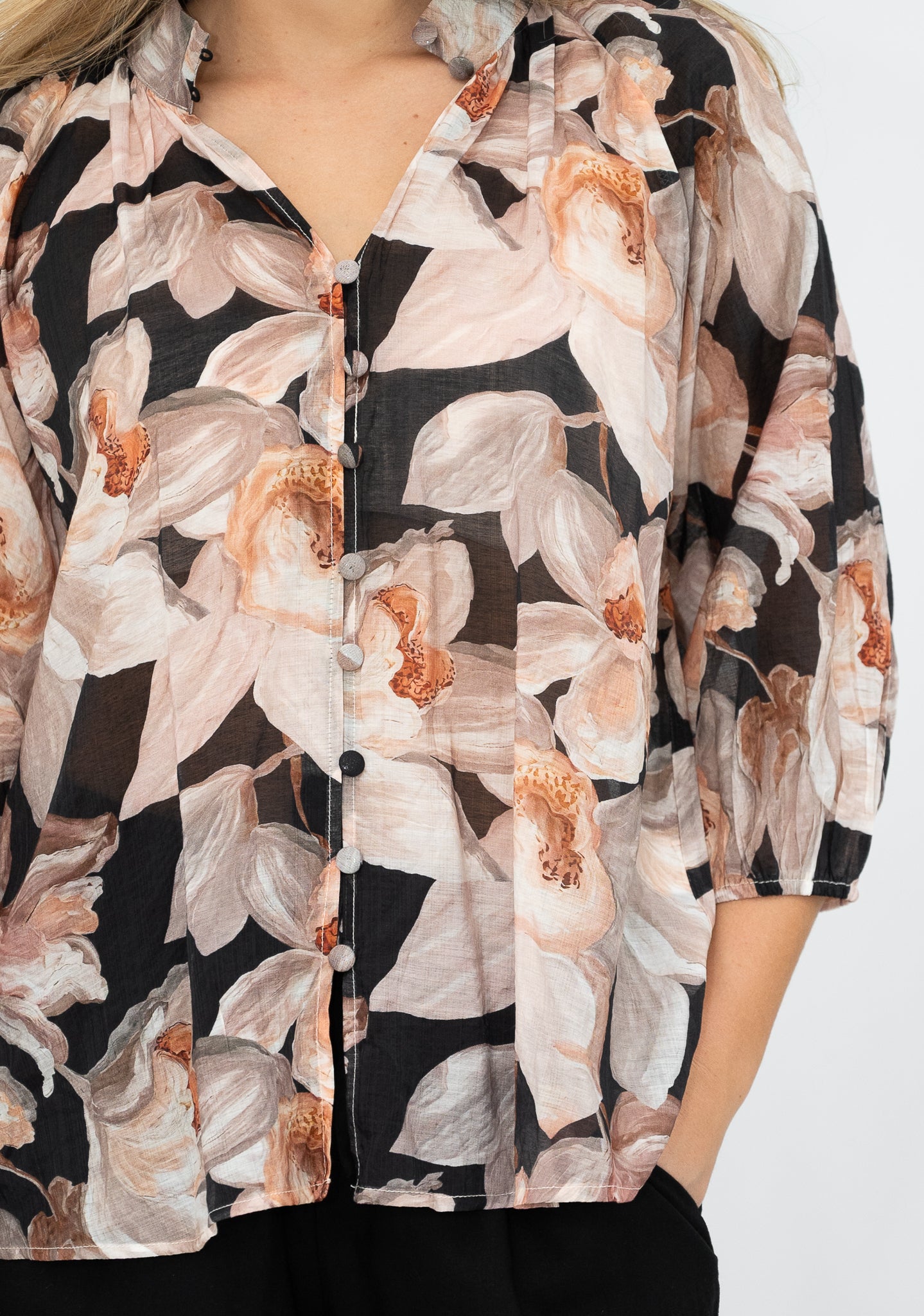 Magnolia Blouse Black