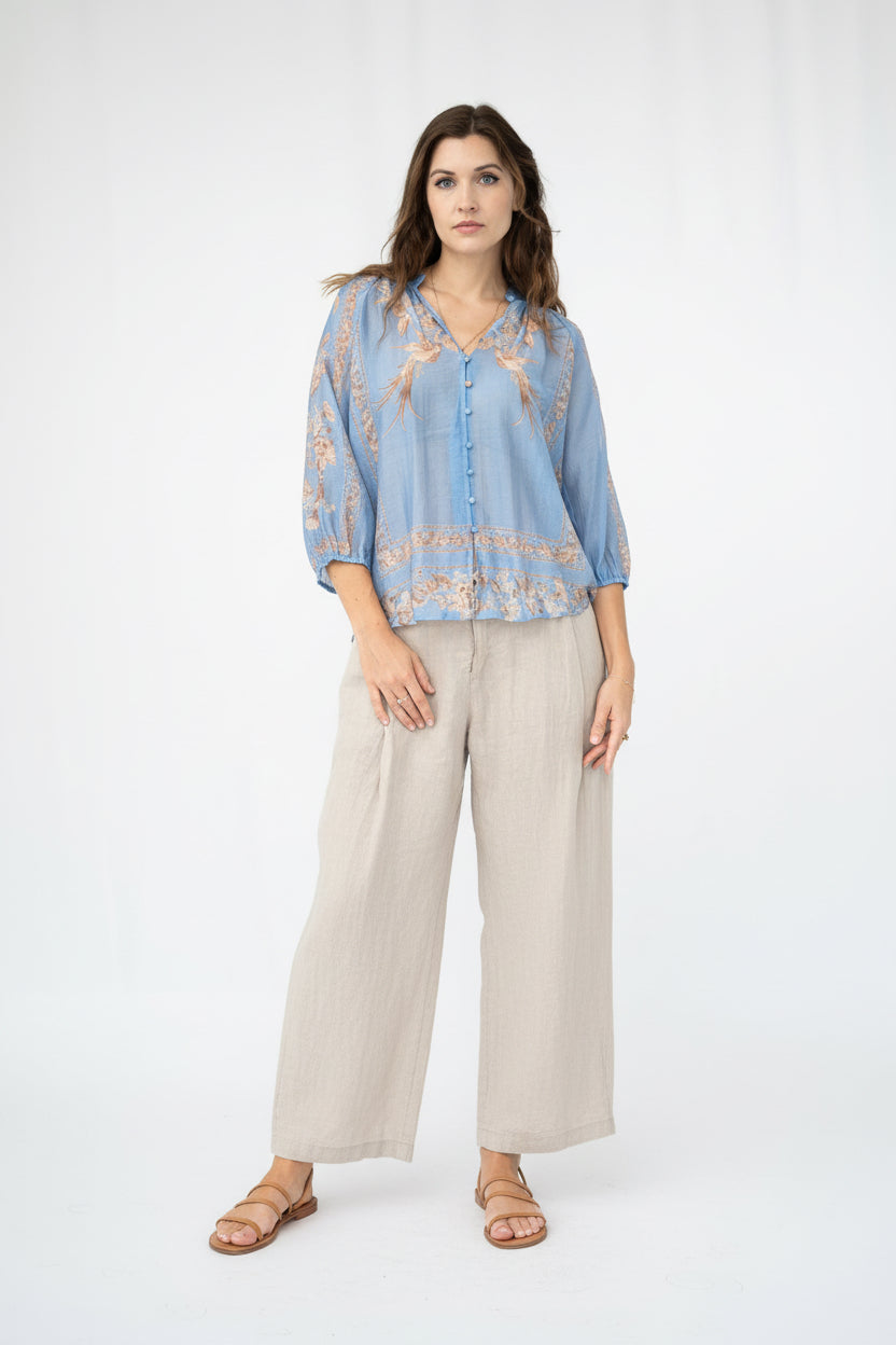 Corrinne Blouse Blue