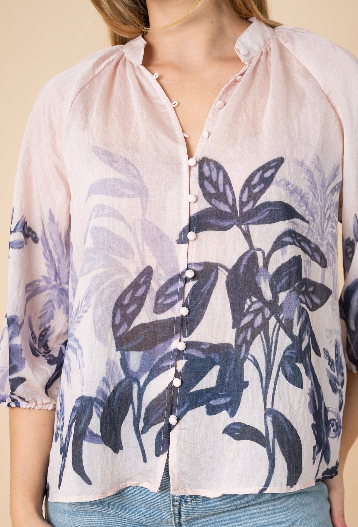 Havana Lyocell Blouse Soft Pink