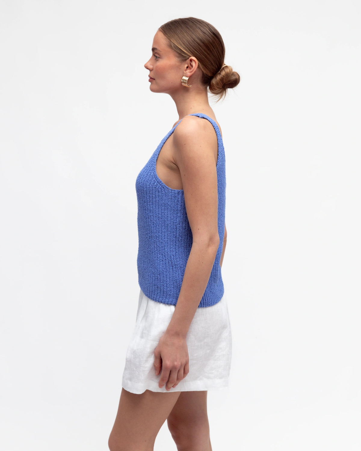 Boucle Blue Tank
