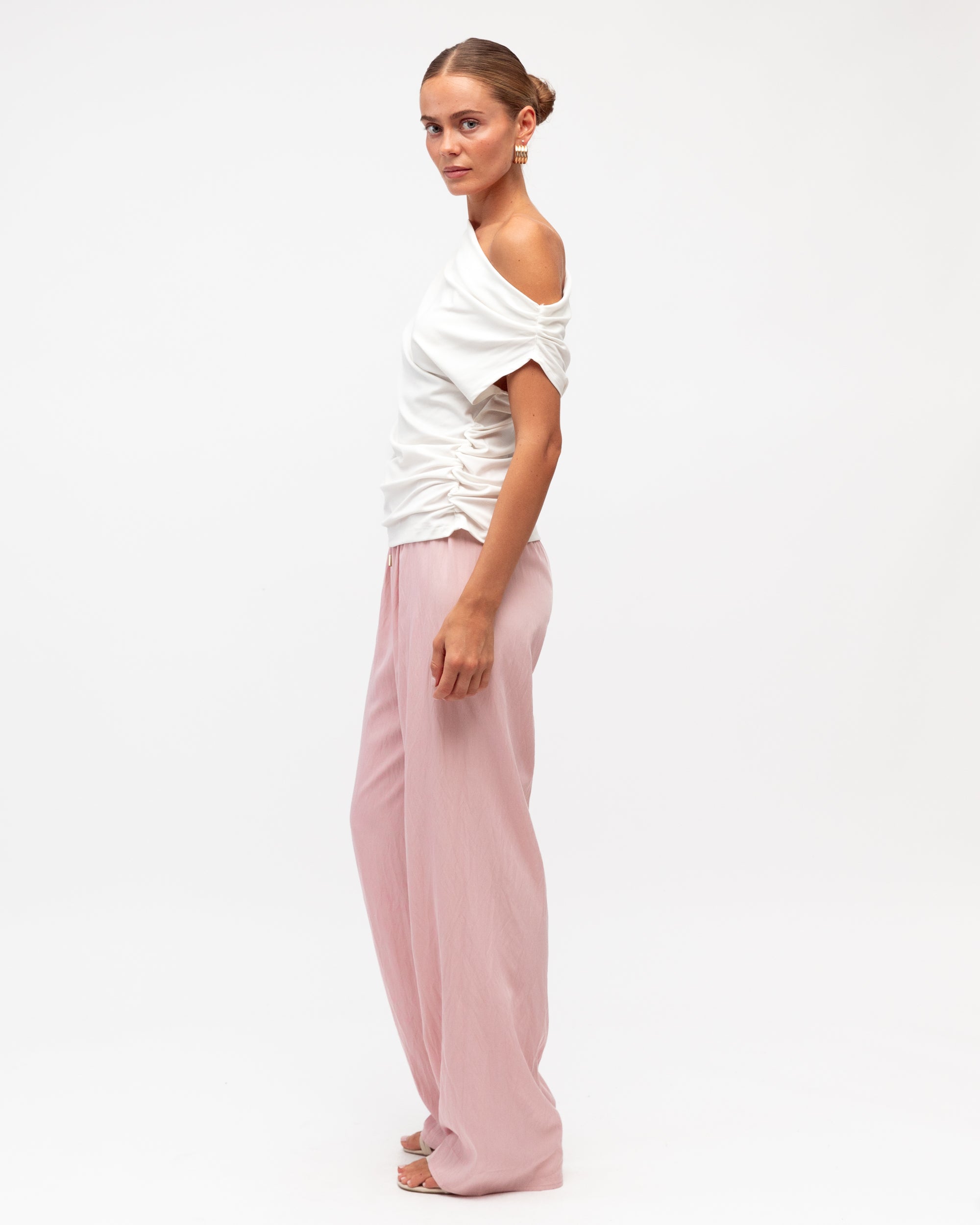 Maleny Drawstring Pant Pink