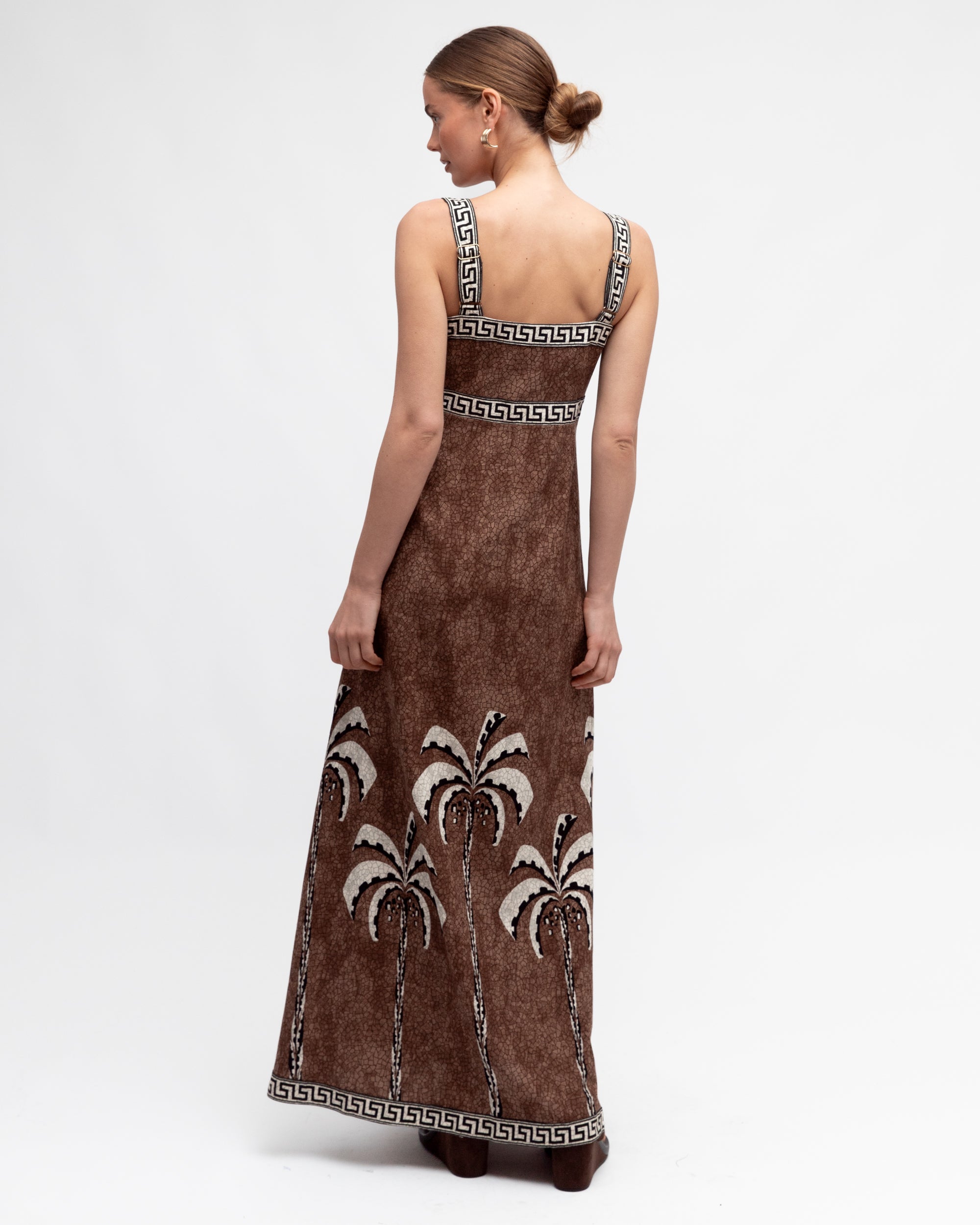 Tropical Mosaic Maxi Dress