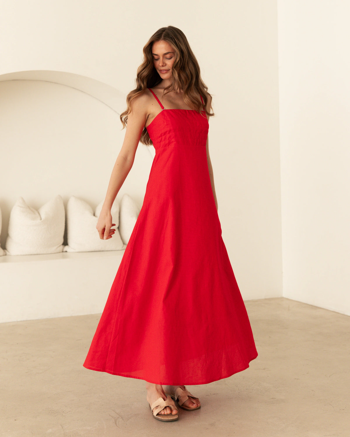 Josephine Maxi Dress Red