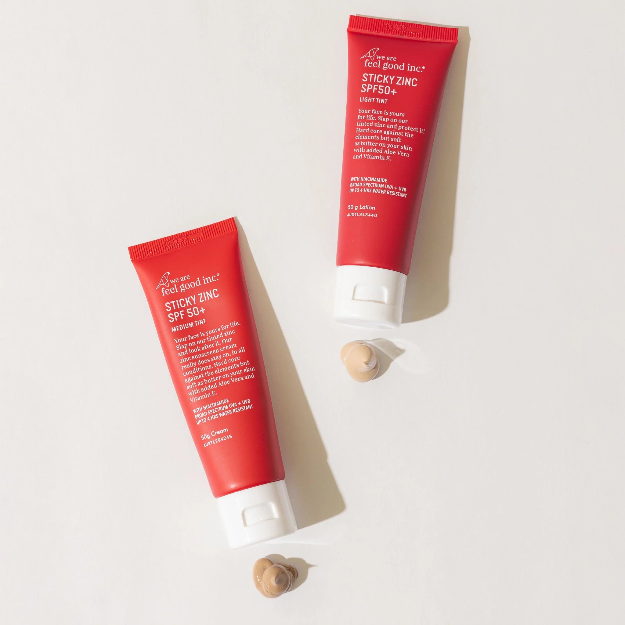 Sticky Zinc Medium Tint 50g SPF50+
