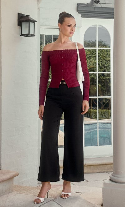 Gracie Straight Leg Pants with Belt