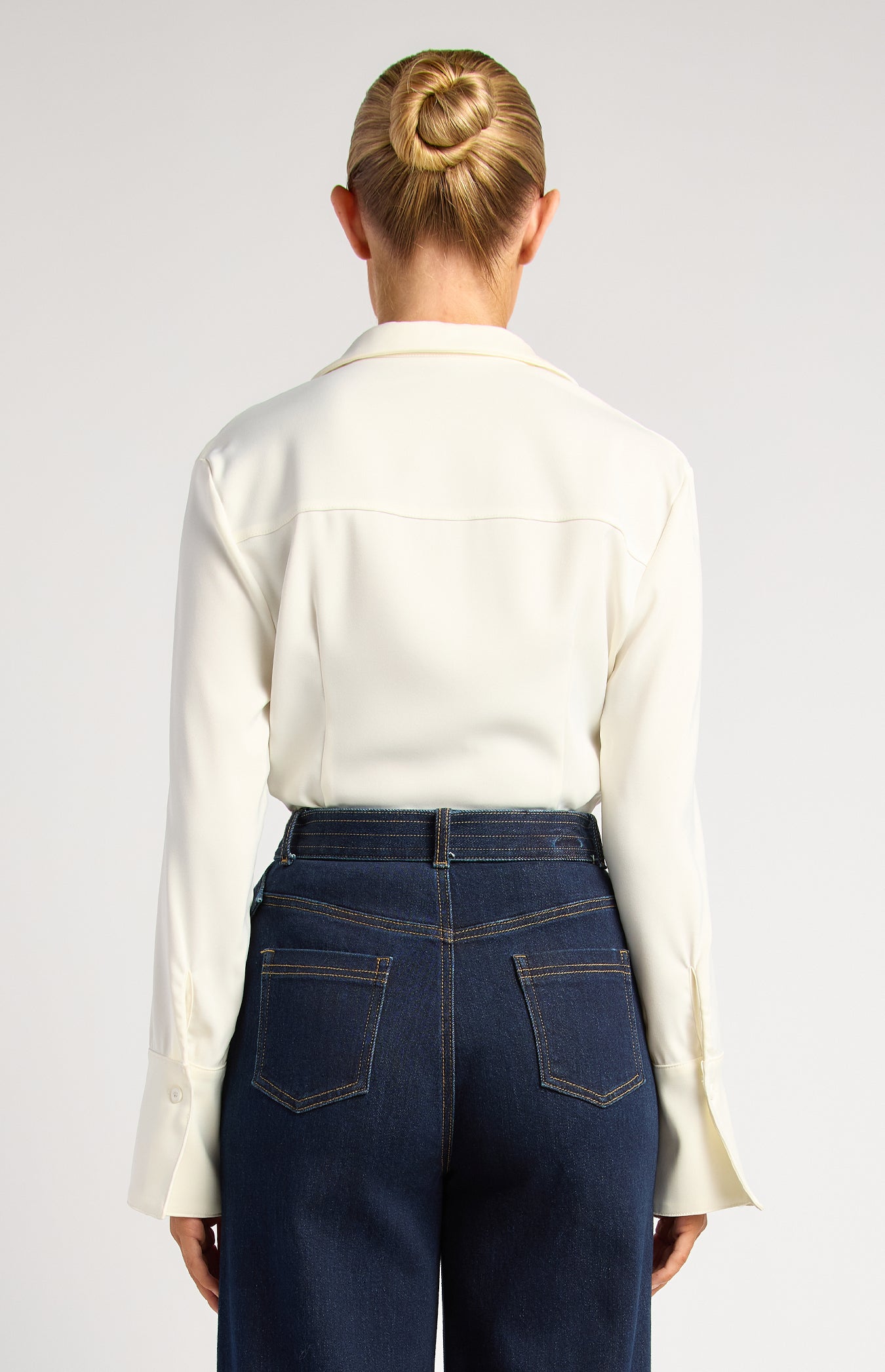 Kendra Flare Sleeve Blouse White