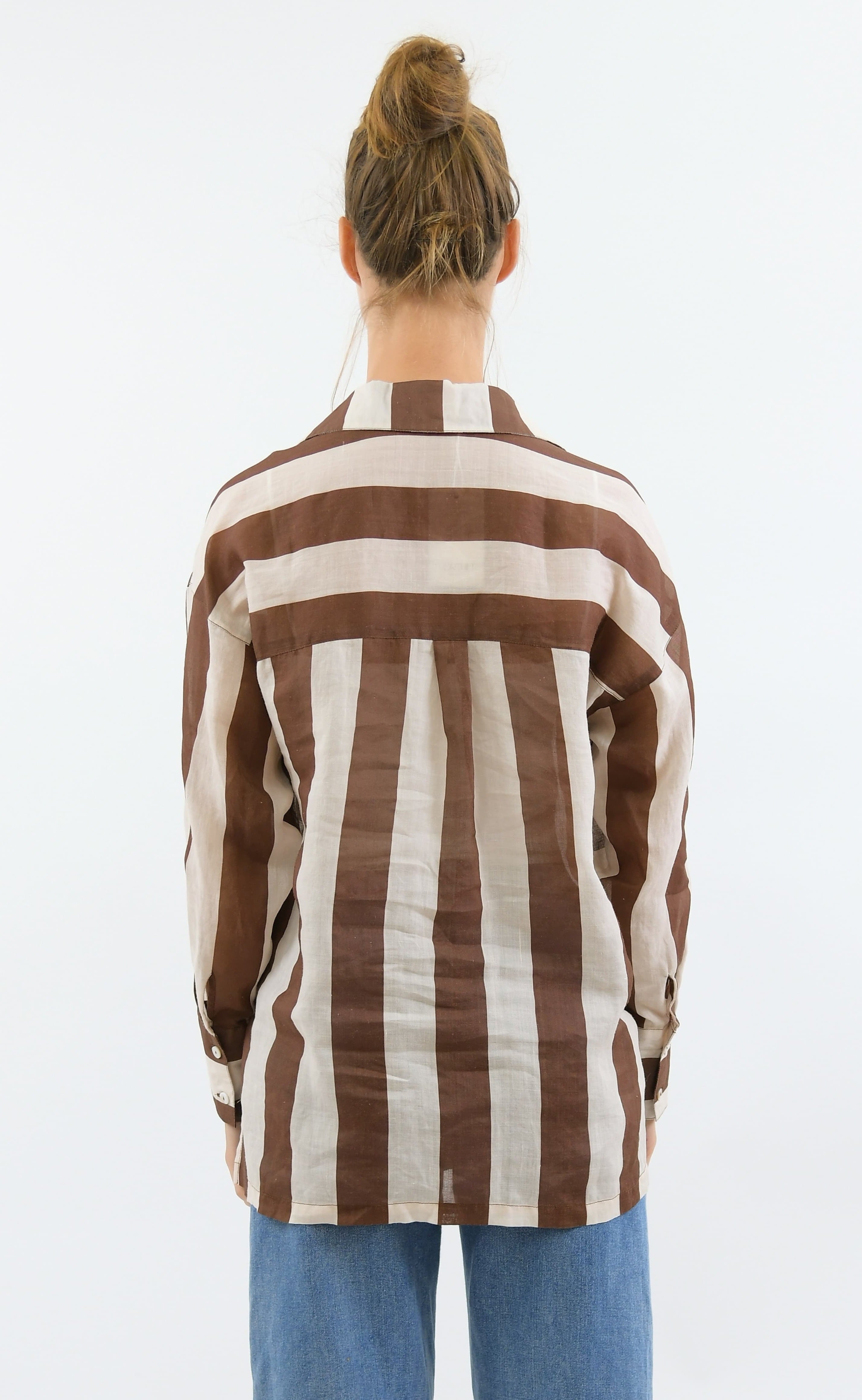 Faye Worthier Striped Linen Shirt